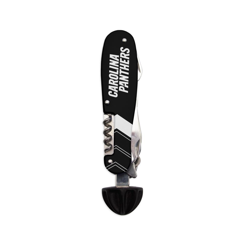 The Sports Vault Carolina Panthers Black Bartender Multi-tool in