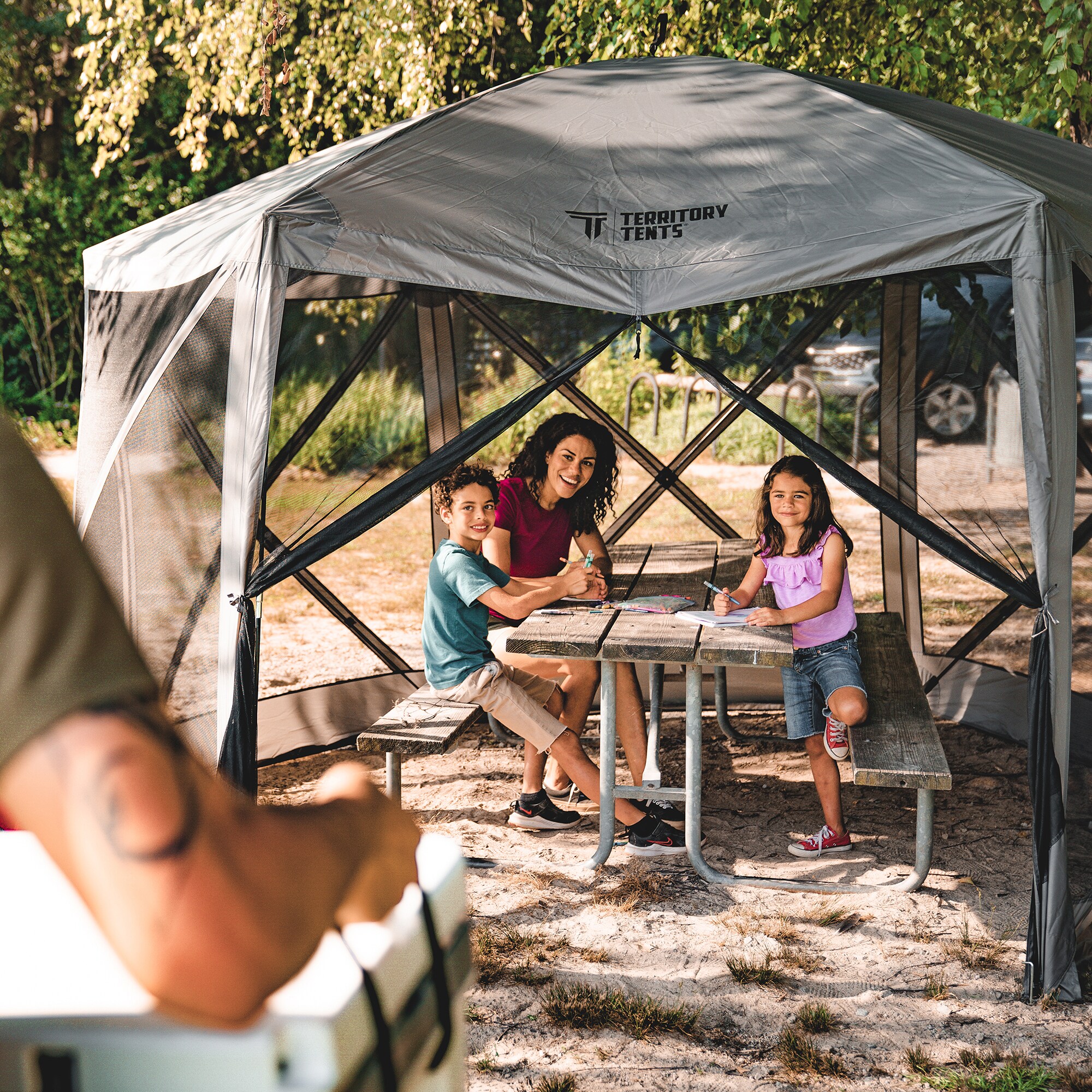 Territory Tents ST8101SL Wood-Resin-Gazebos - View #2