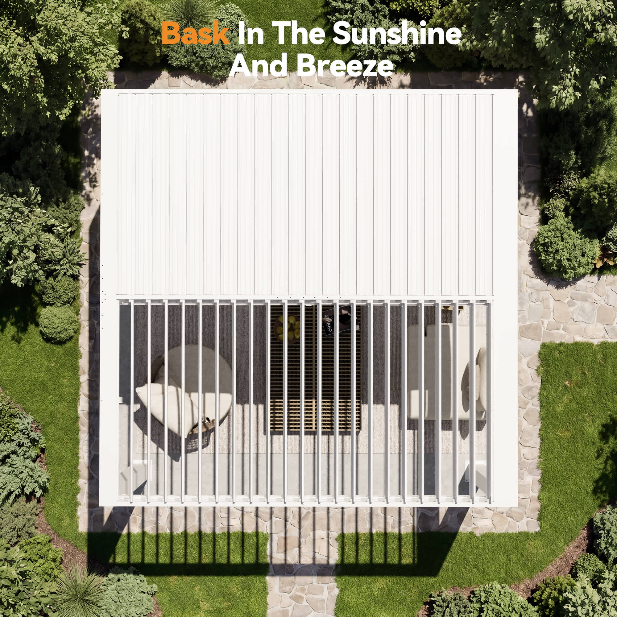 Modern Shade IG10600149-1010SN-W Pergolas-2 - View #6