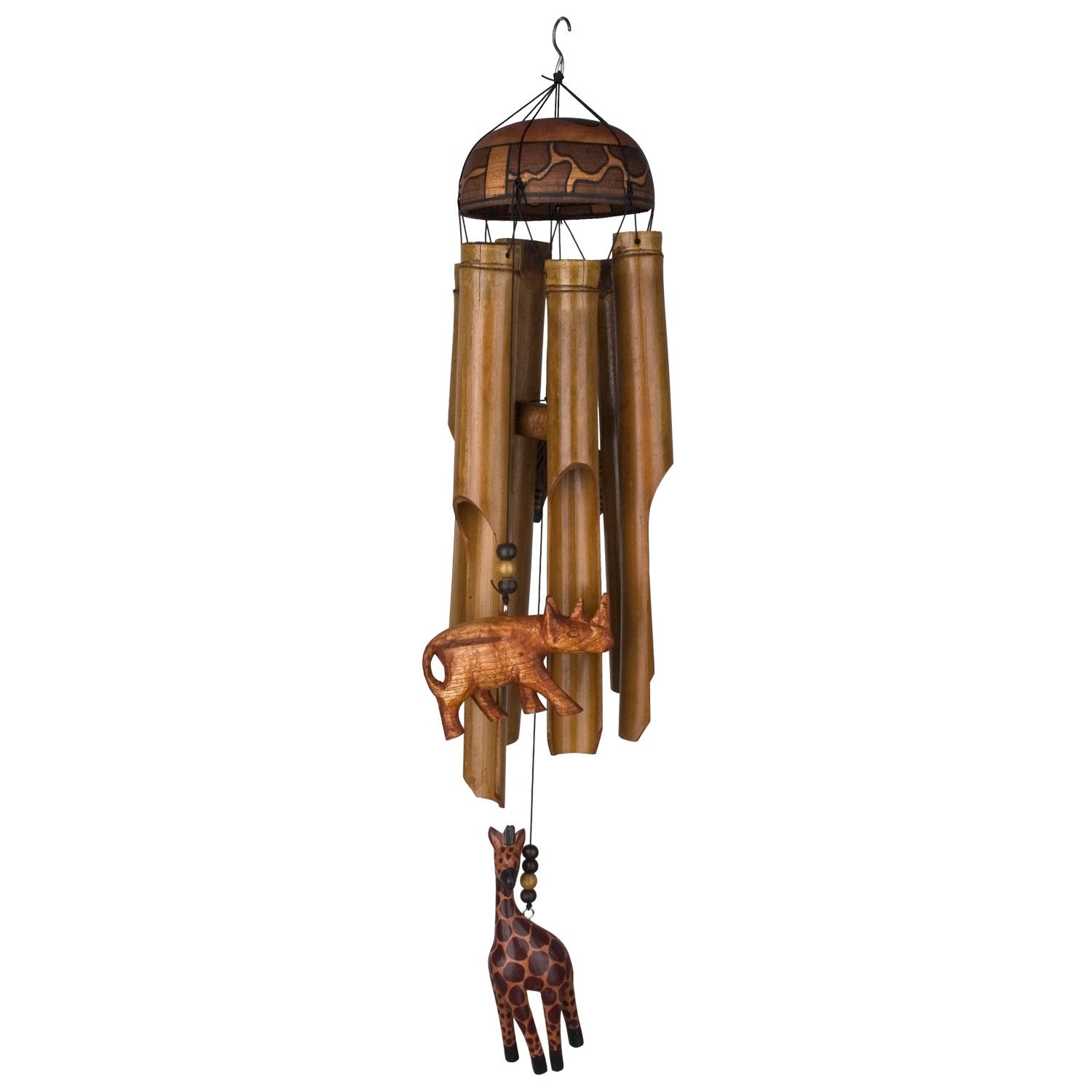 Woodstock Chimes CAT601 32-Inches Bamboo Wood Wind Chime