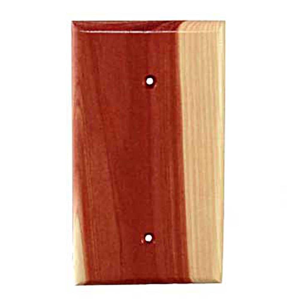 Sierra Lifestyles 682456 1 -Gang Specialty Size Tennessee Aeromatic Cedar Wood Indoor Blank Wall Plate