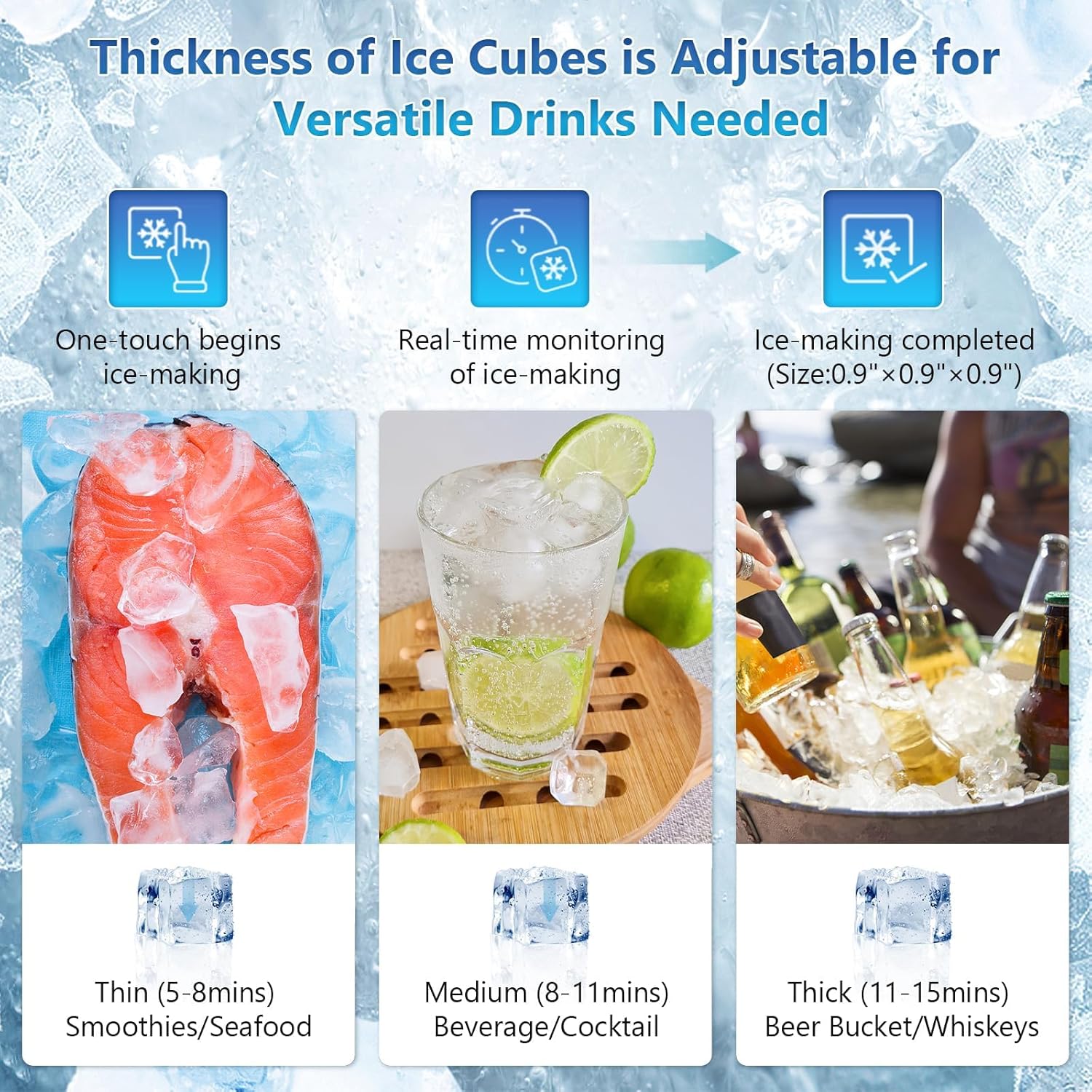 Qeetex LHF-ZBJ-PHO-0X8XBYDI Commercial-Ice-Makers - View #5