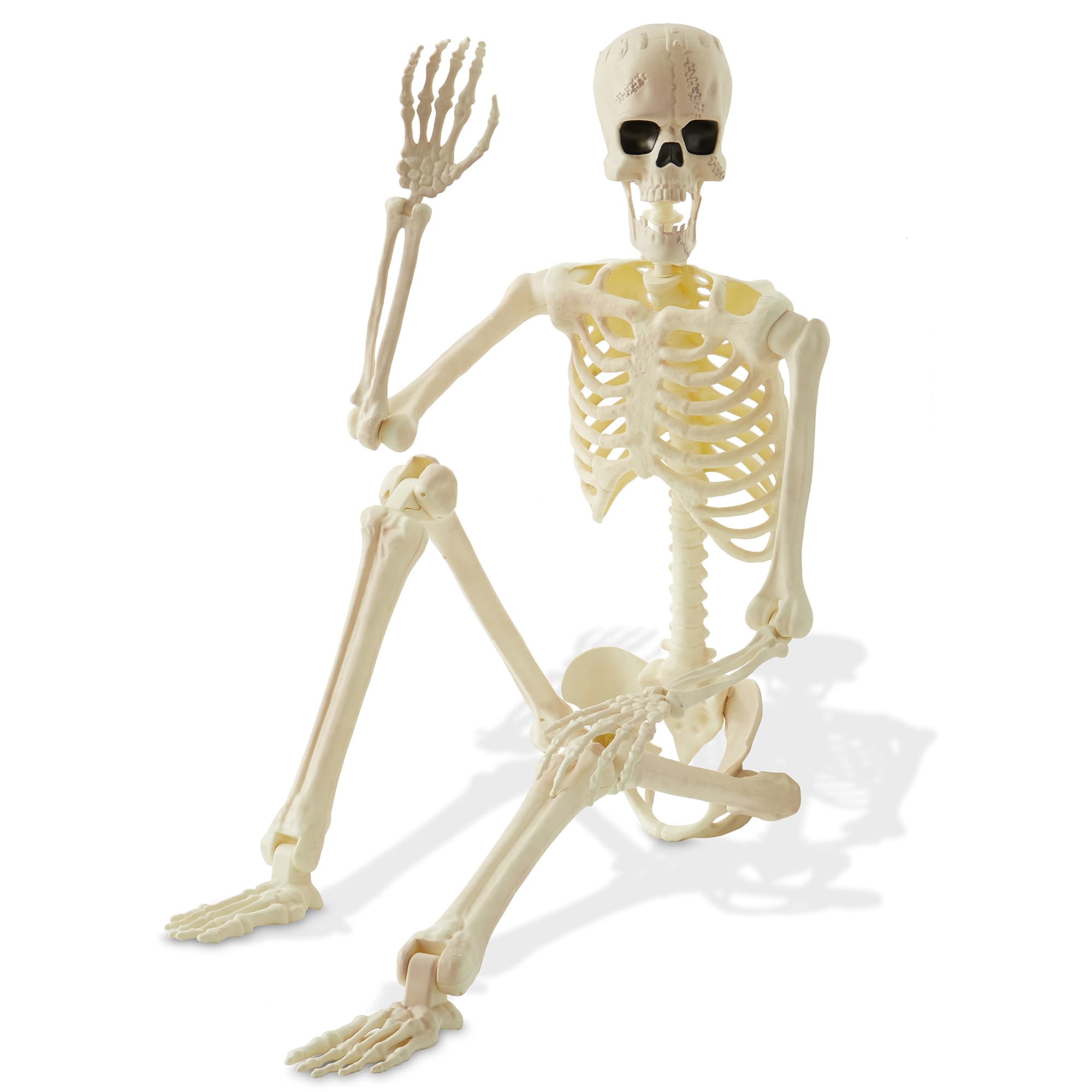 BOO BOX SZN-ANM-874 74-in Franken Skeleton - Lifesize Halloween Posable Skeleton Outdoor