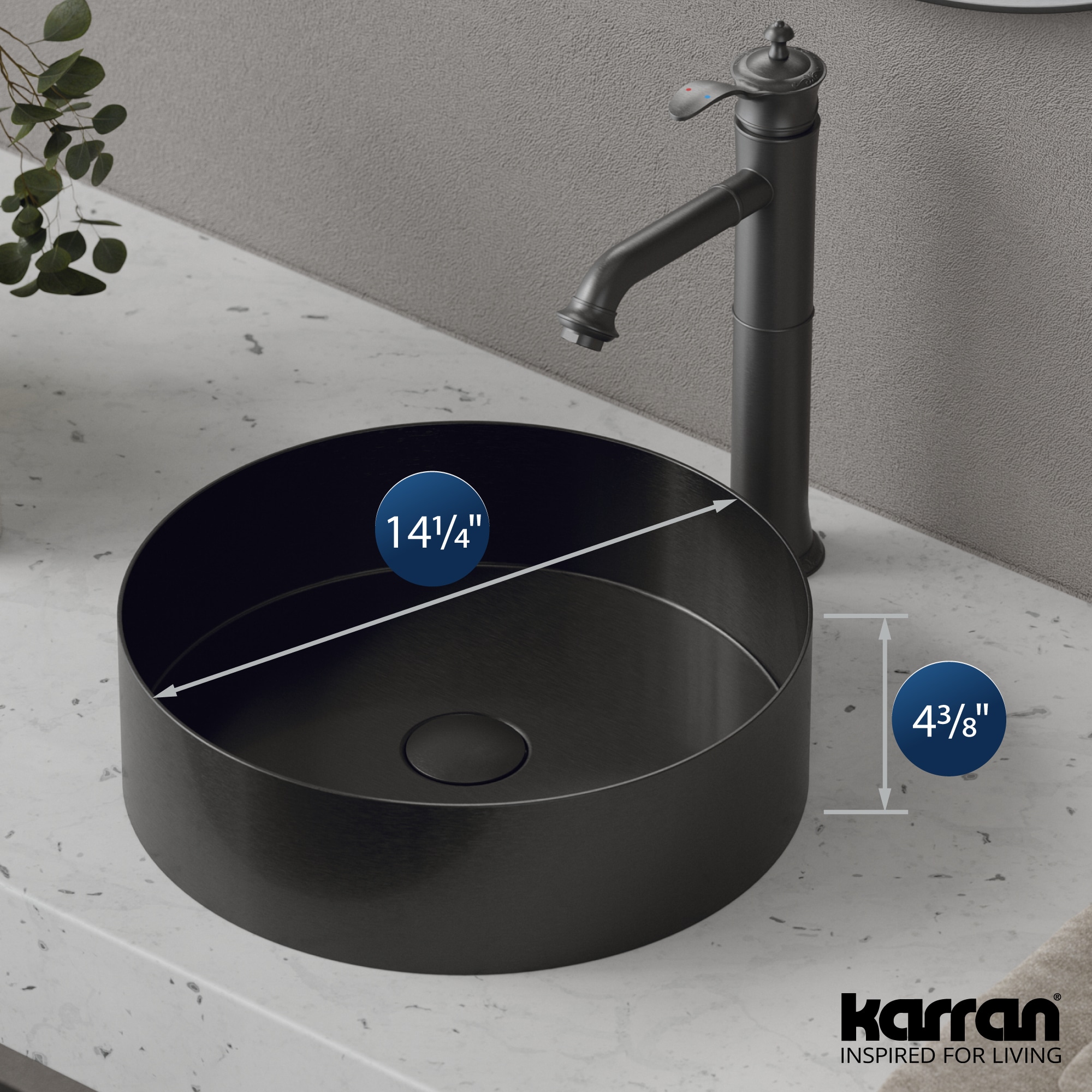 Karran CCV200GG Bath-Sink - View #4
