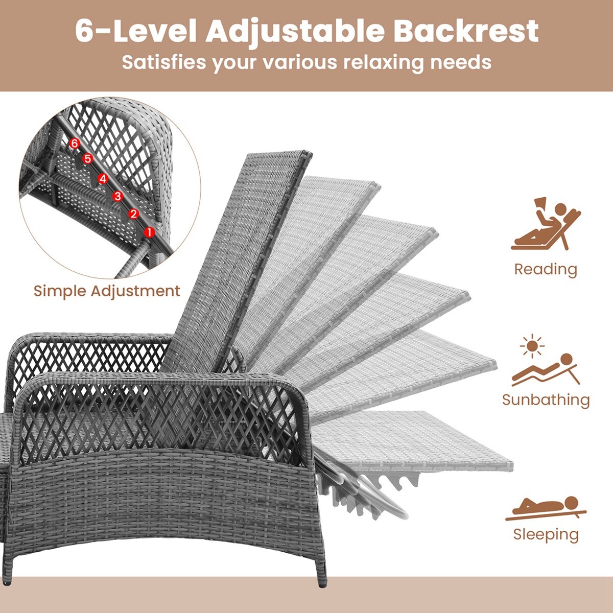 Costway HW71246 Patio-Chairs - View #5