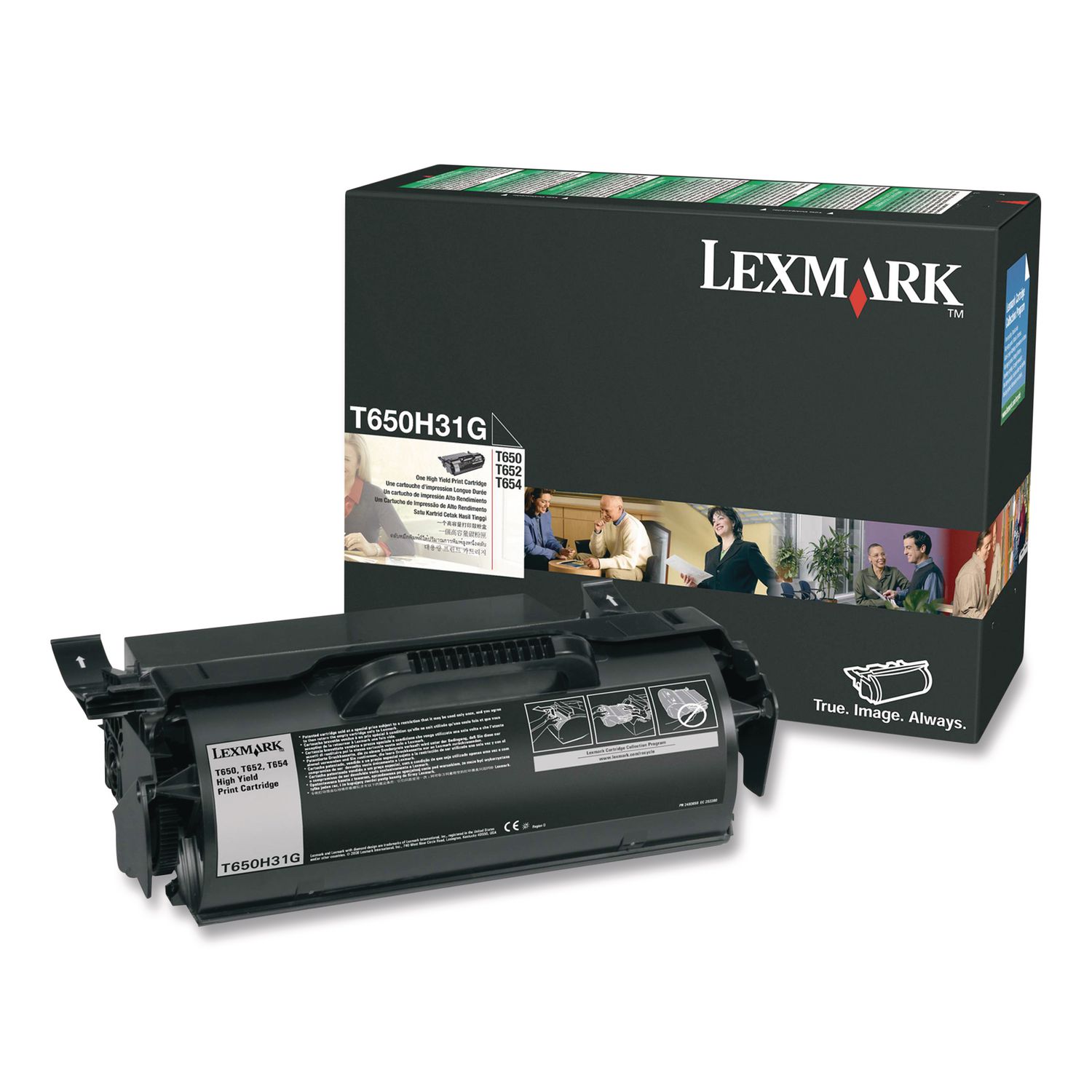 Lexmark T650H31G High-Yield Toner 21000 Page-Yield Black