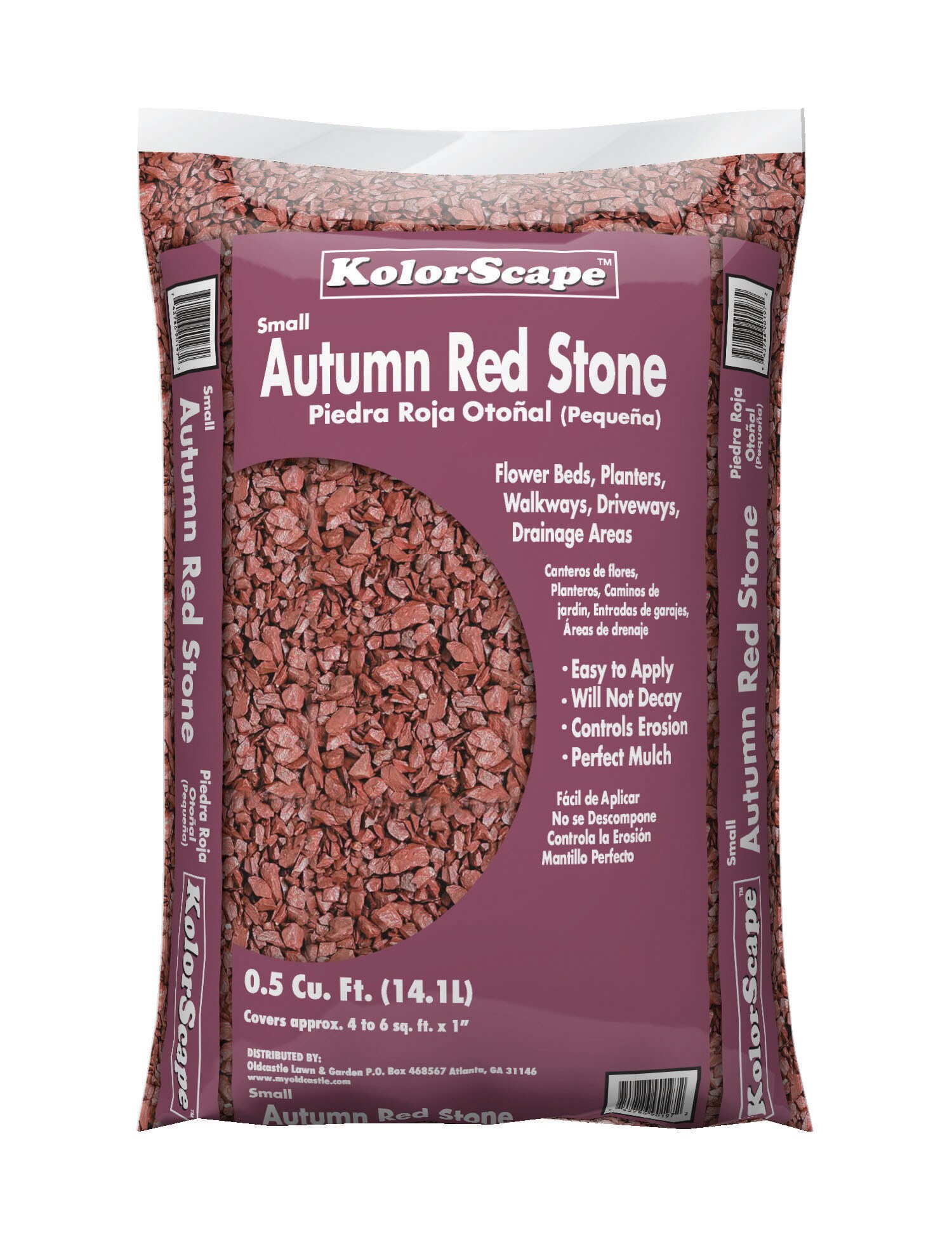 Oldcastle 0.5-cu ft Autumn Red Garden Rock in the Landscaping Rock