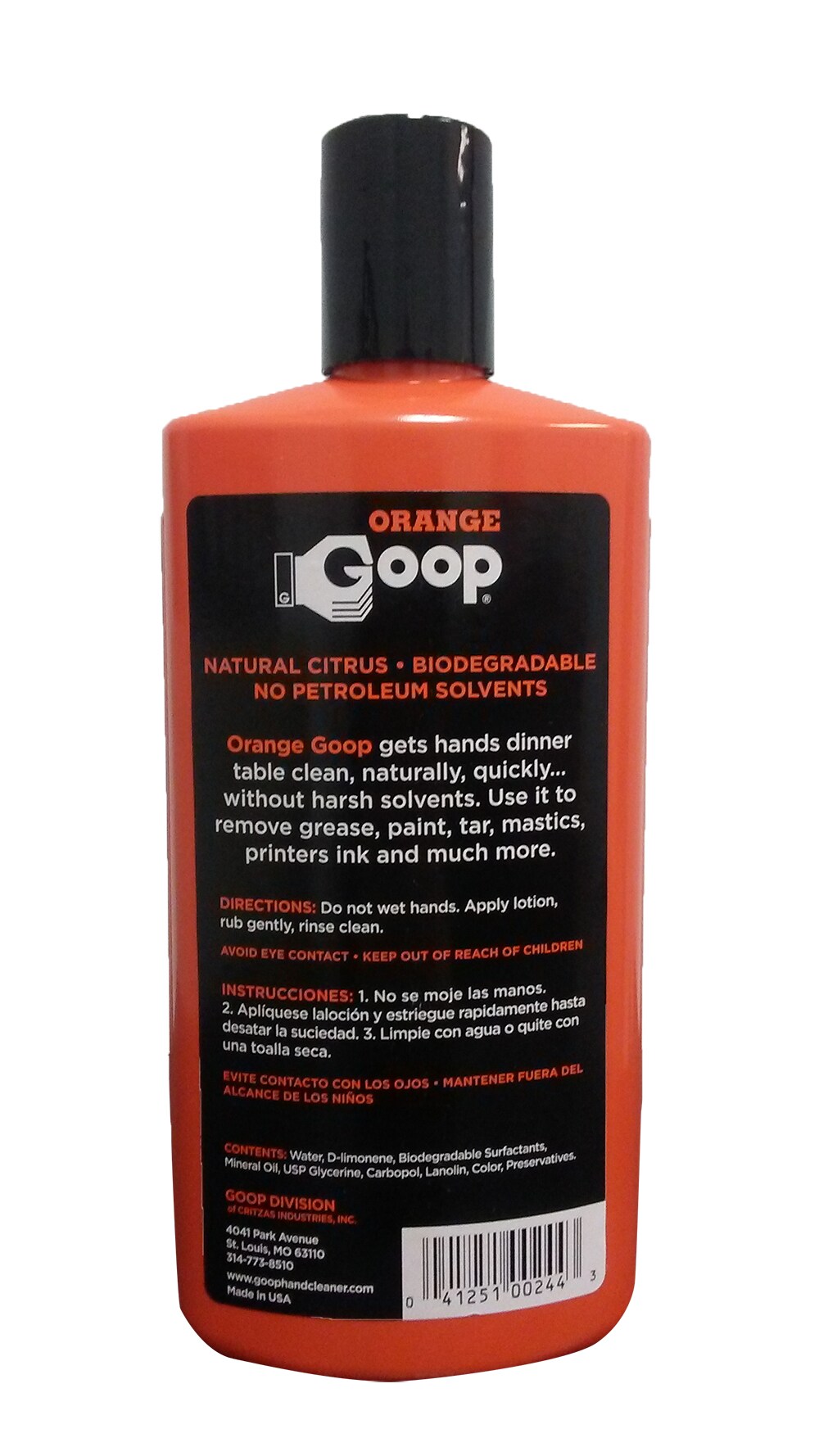 Goop Orange Goop Natural Citrus Hand Cleaner - 16 fl oz Reviews 2024