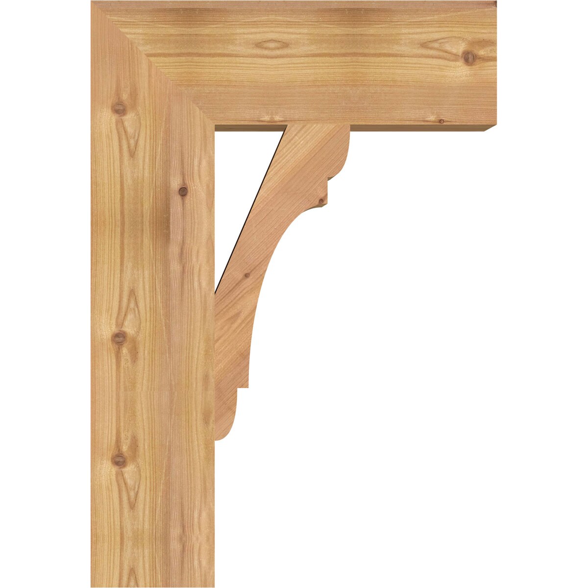 Ekena Millwork BKT06X18X26OLY05SWR Exterior-Brackets-Braces - View #3