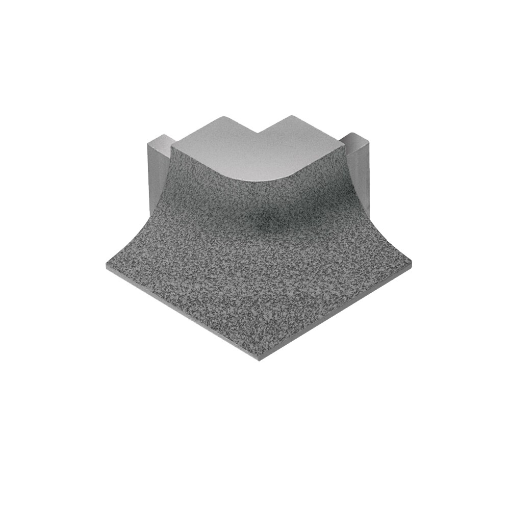 Schluter Systems E90/AHKA/TSG Dilex-AHKA 0.563-in W x 1.0-in L Pewter textured color-coated aluminum Aluminum Outside corner Tile Edge Trim