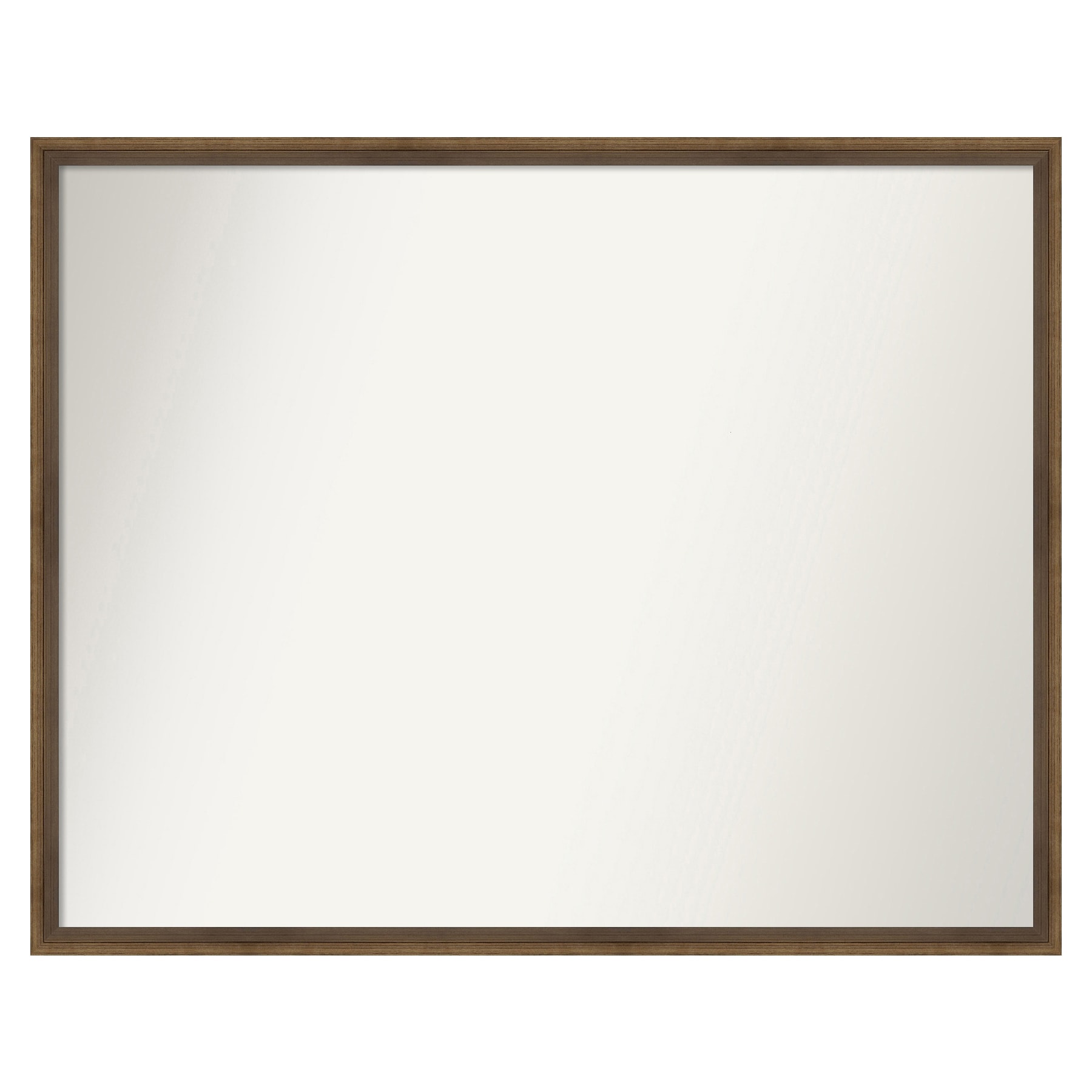 Amanti Art A17007223254 Lucie Light Bronze Frame 29.25-Inches W x 23.25-Inches H Rectangle Lucie Light Bronze Framed Wall Mirror