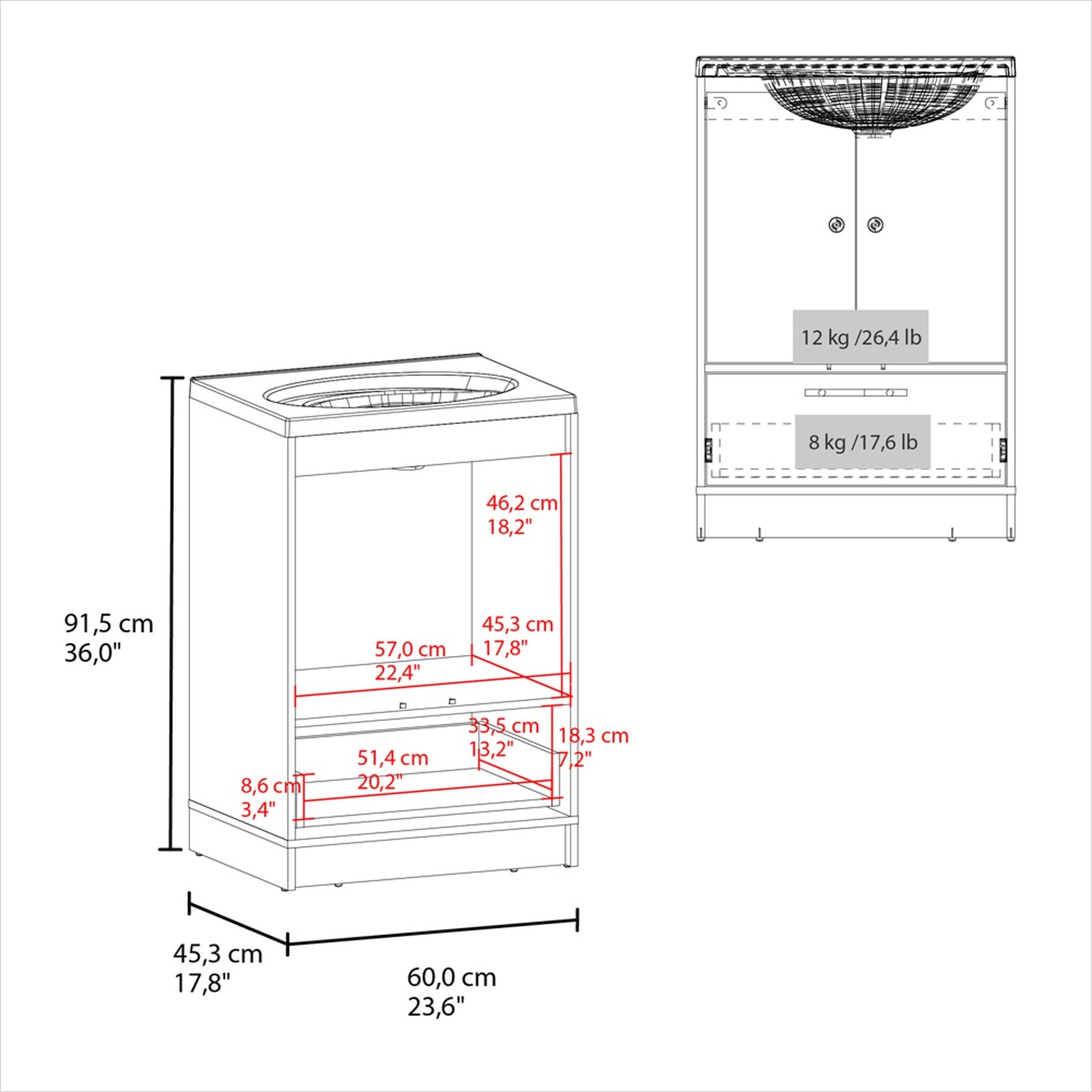 SunJet JE695VOPU8VH Bath-Vanity-Combo - View #5