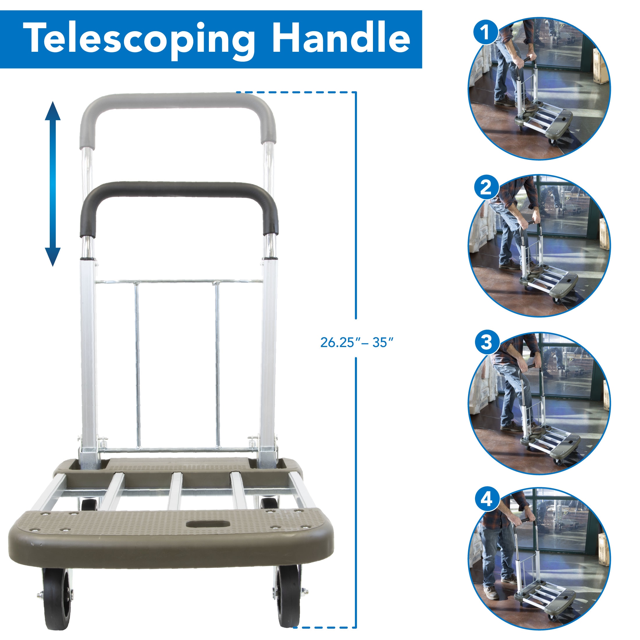 Mount-It! MI-950 Hand-Truck-Dollies - View #4