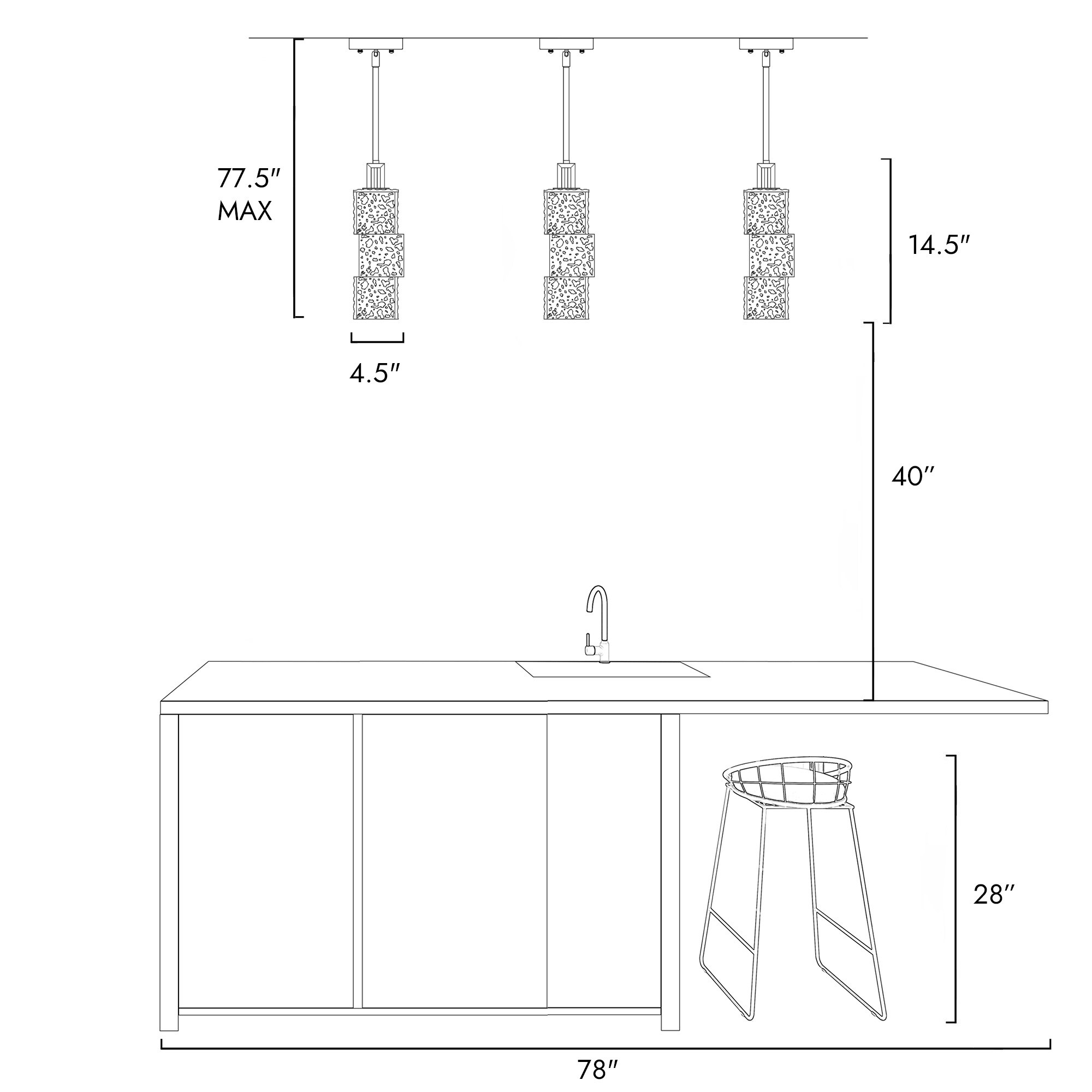 ZEVNI L3RJMEQUW5263SE9 Pendant-Lights - View #9
