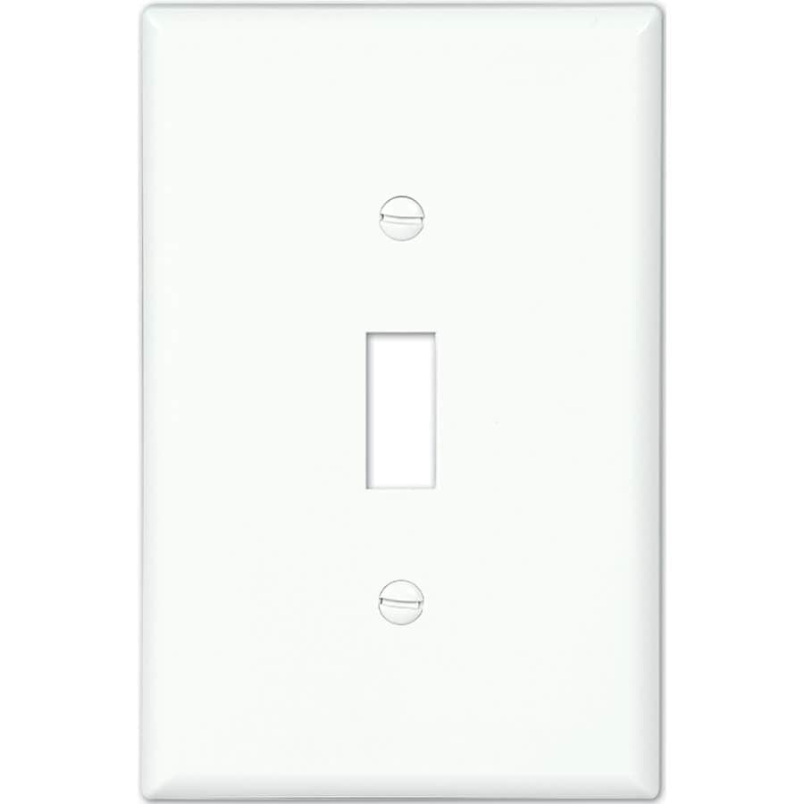 Eaton Ivory UNBREAKABLE Mid-Size Switch Cover Nylon Wallplate Switchplate PJ1V 