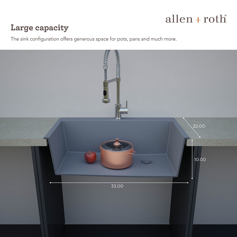 allen + roth SIGN100XLDM49 Kitchen-Sinks - View #5