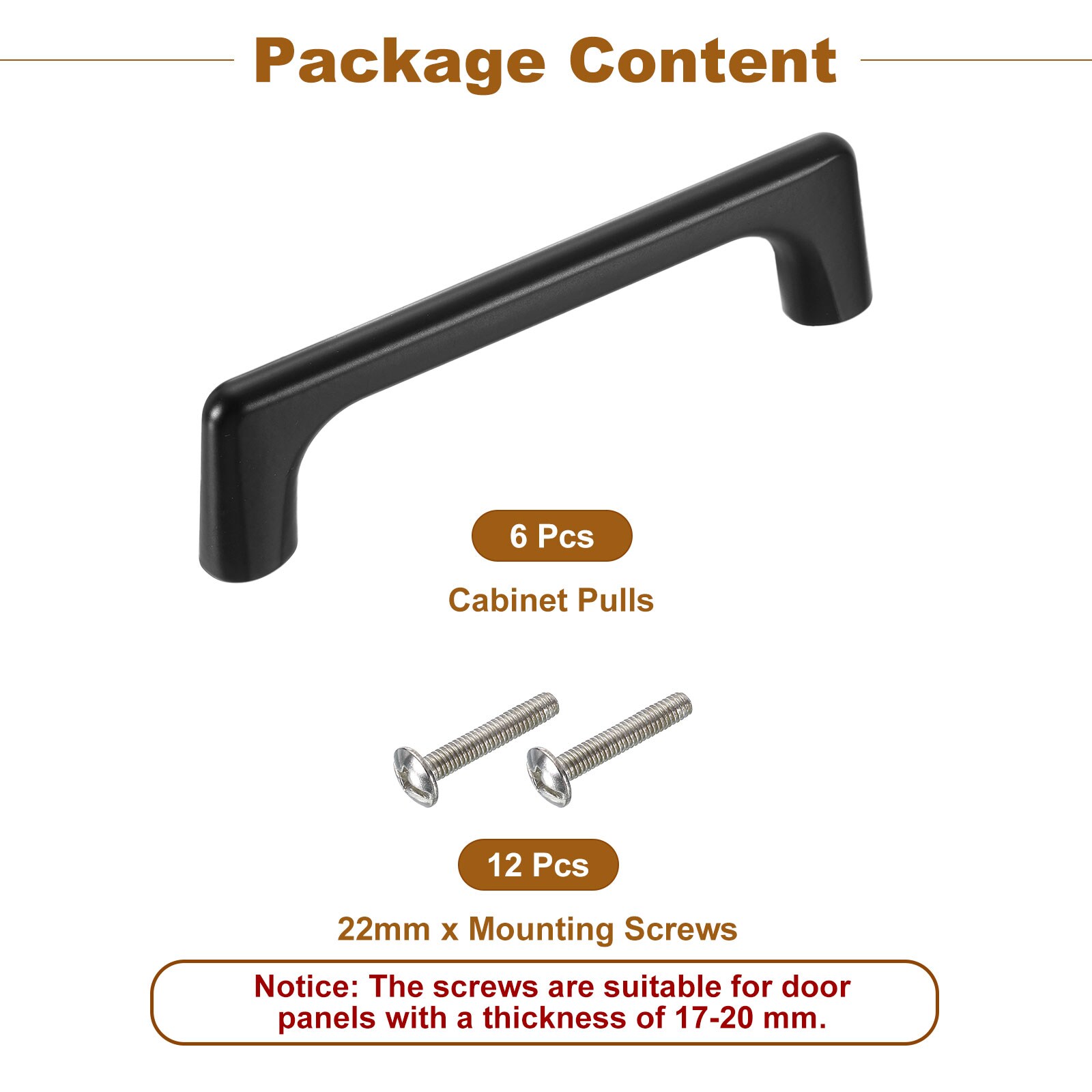 Sourcing Map Cabinet Pulls, 6Pcs 4 Inch - Aluminum Alloy Drawer Handles, Furniture Kitchen Hardware Handle For Door Wardrobe Cupboard Vanity (Pearl Gold - View #8