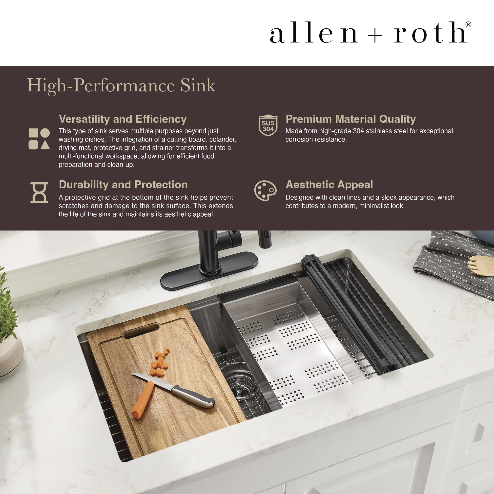 allen + roth FSU1R3219A19 Kitchen-Sinks - View #10