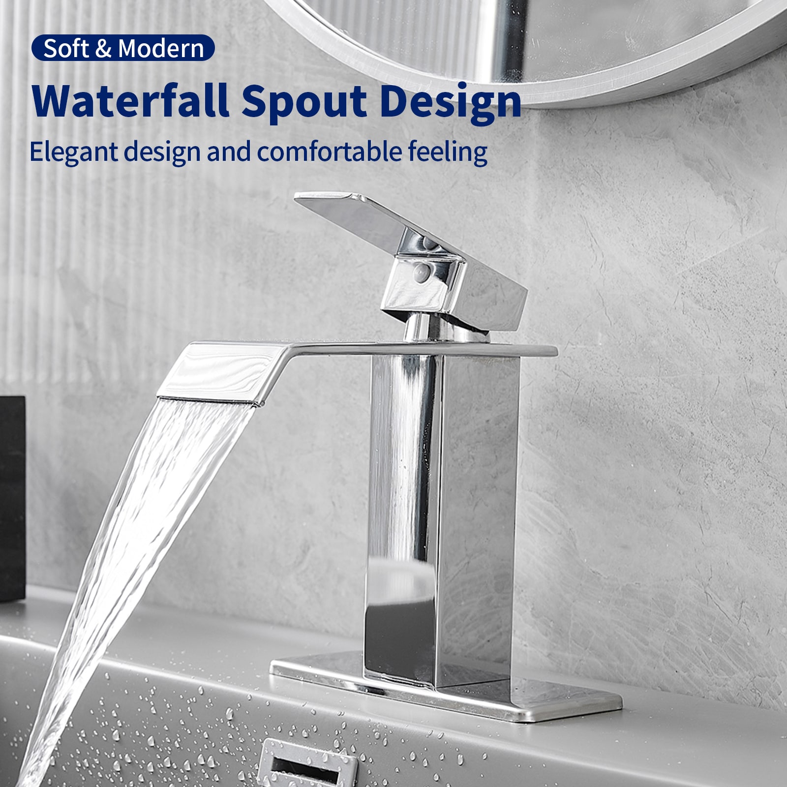 BWE A-96004-CHROME Lavatory-Faucets - View #2