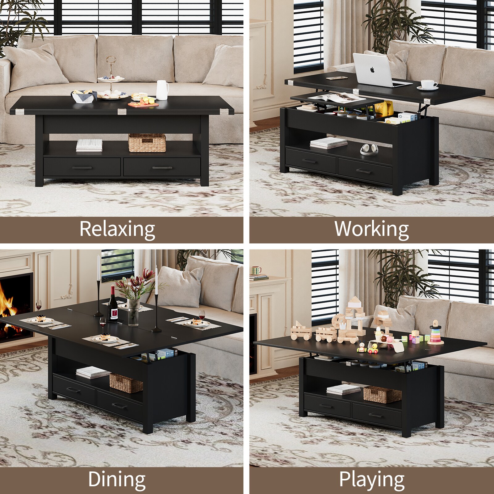 Aoile 09STJKWSRY-HXYY-988 Coffee-Tables - View #4