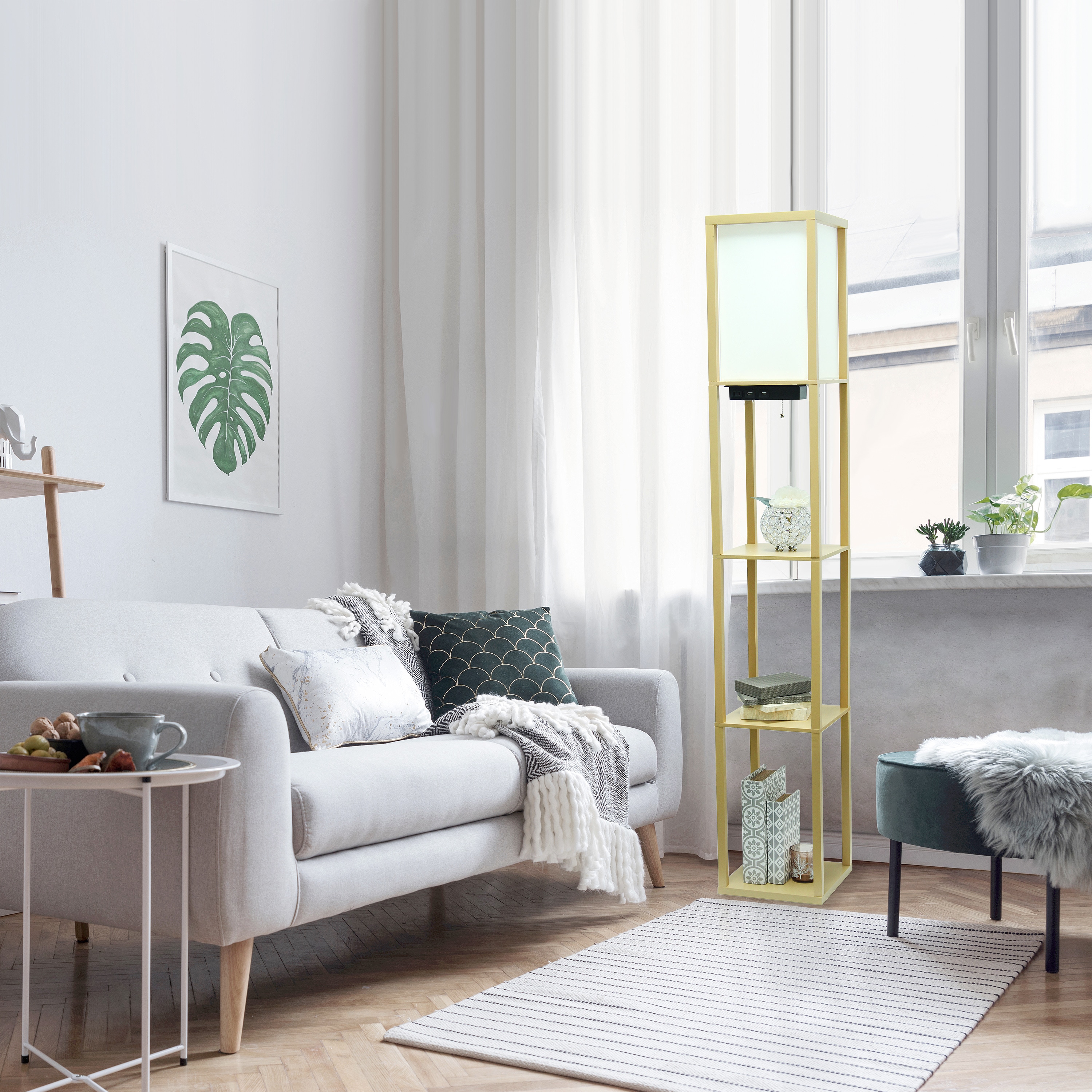 Simple Designs LF1037-TAN floorlamps - View #5