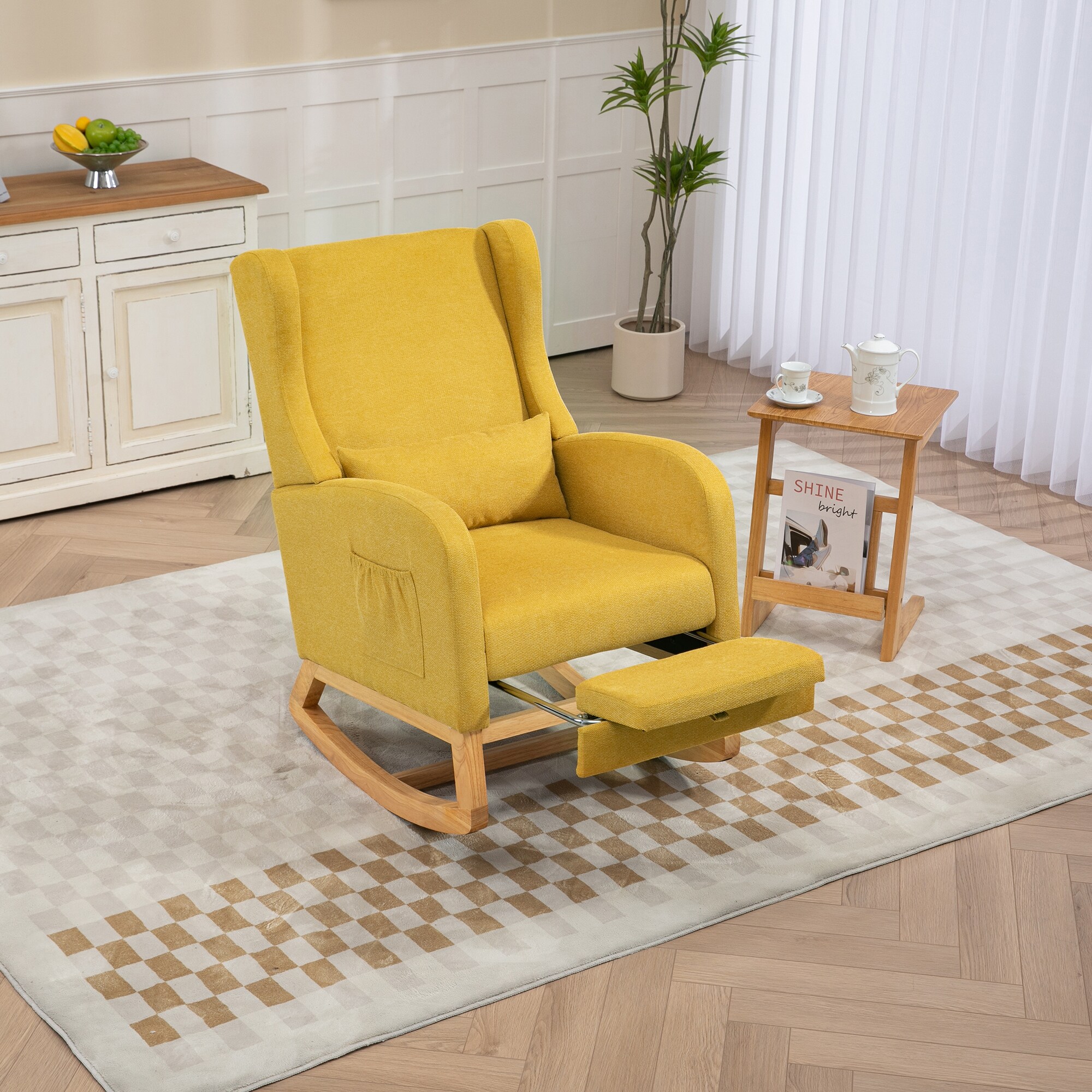 Aortzio HM-A5031-MUSTARD chairs - View #7