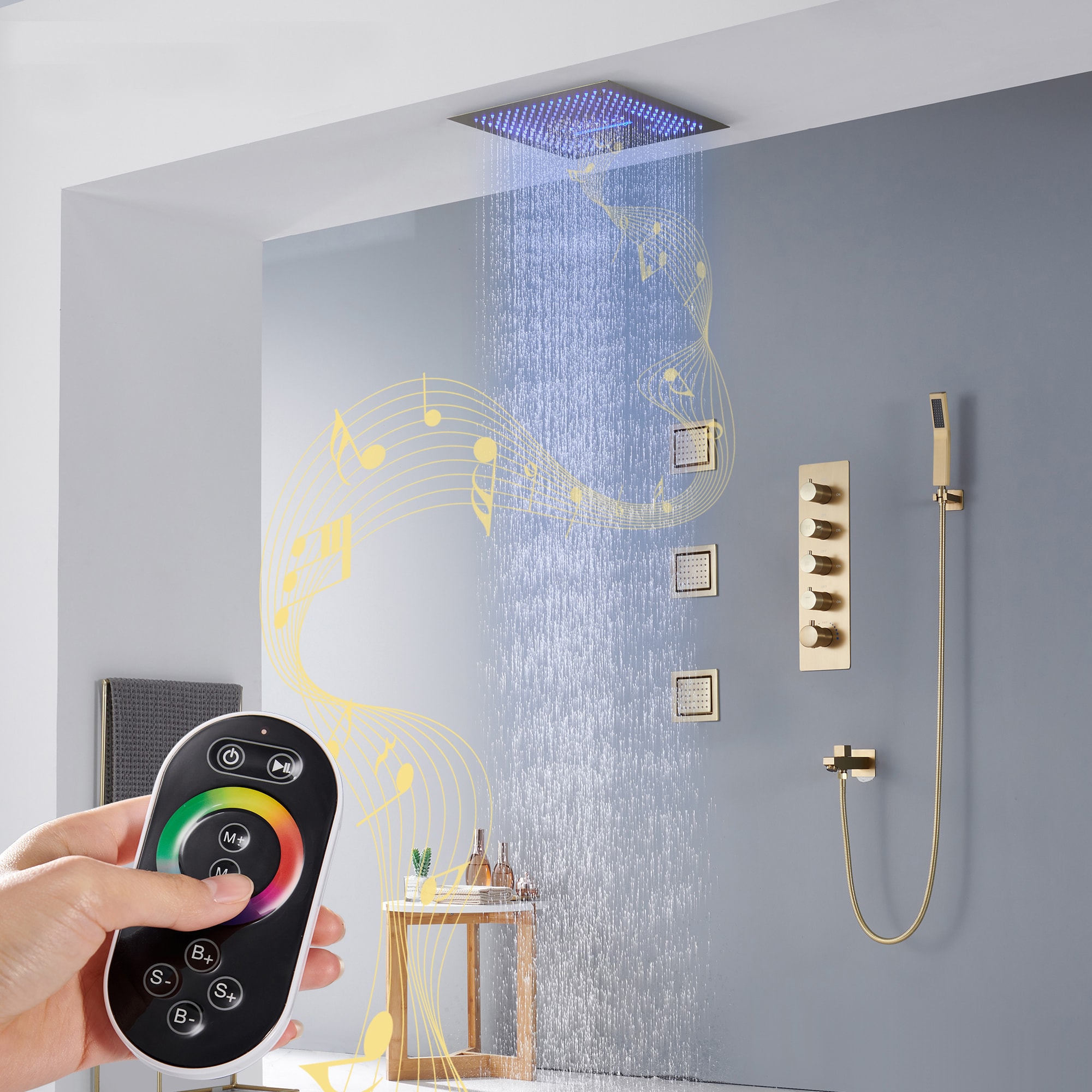 Clihome RCH-BAST8516B Showerhead-Bar-Panels - View #10