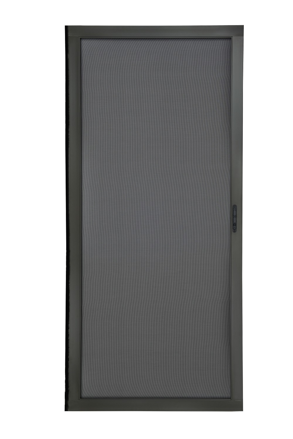 RELIABILT 36-in x 80-in Bronze Aluminum Sliding Patio Screen Door at ...