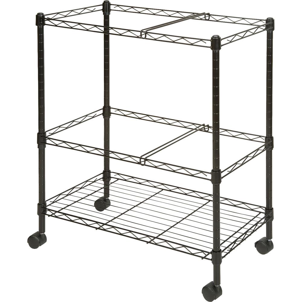 Lorell LLR45650 BLACK File cart