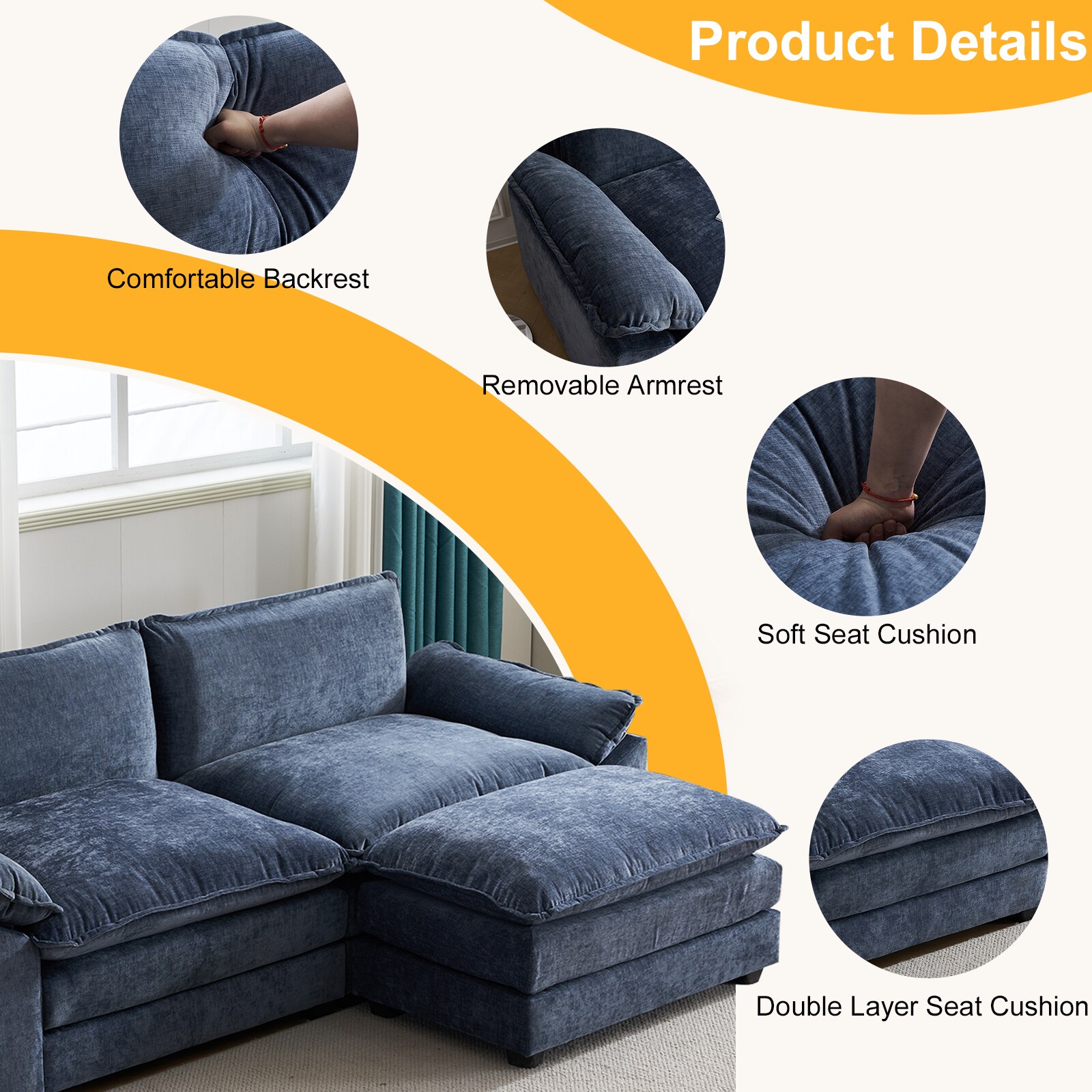 Outopee L1G52002543-44 Sofas-Loveseats - View #6