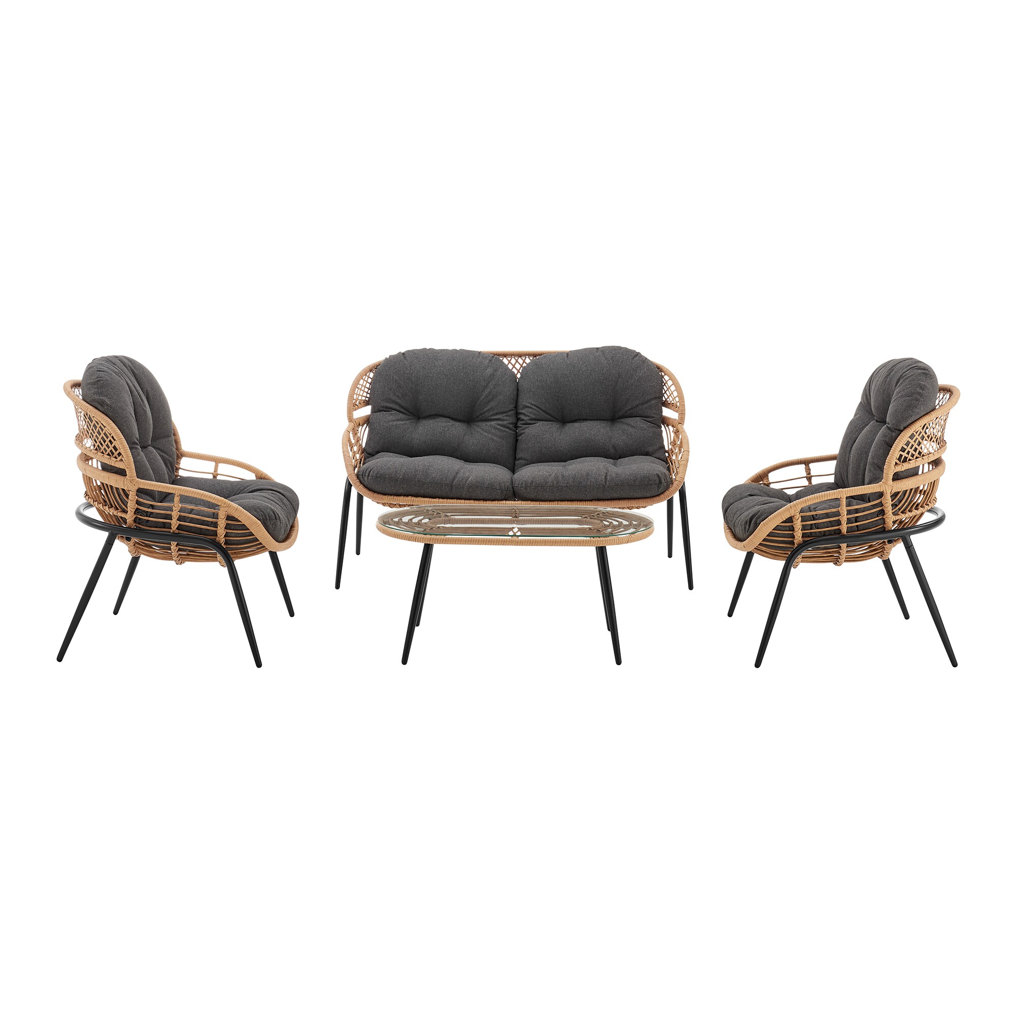 Manhattan Comfort OD-CV022-GY Patio-Conversation-Sets - View #2