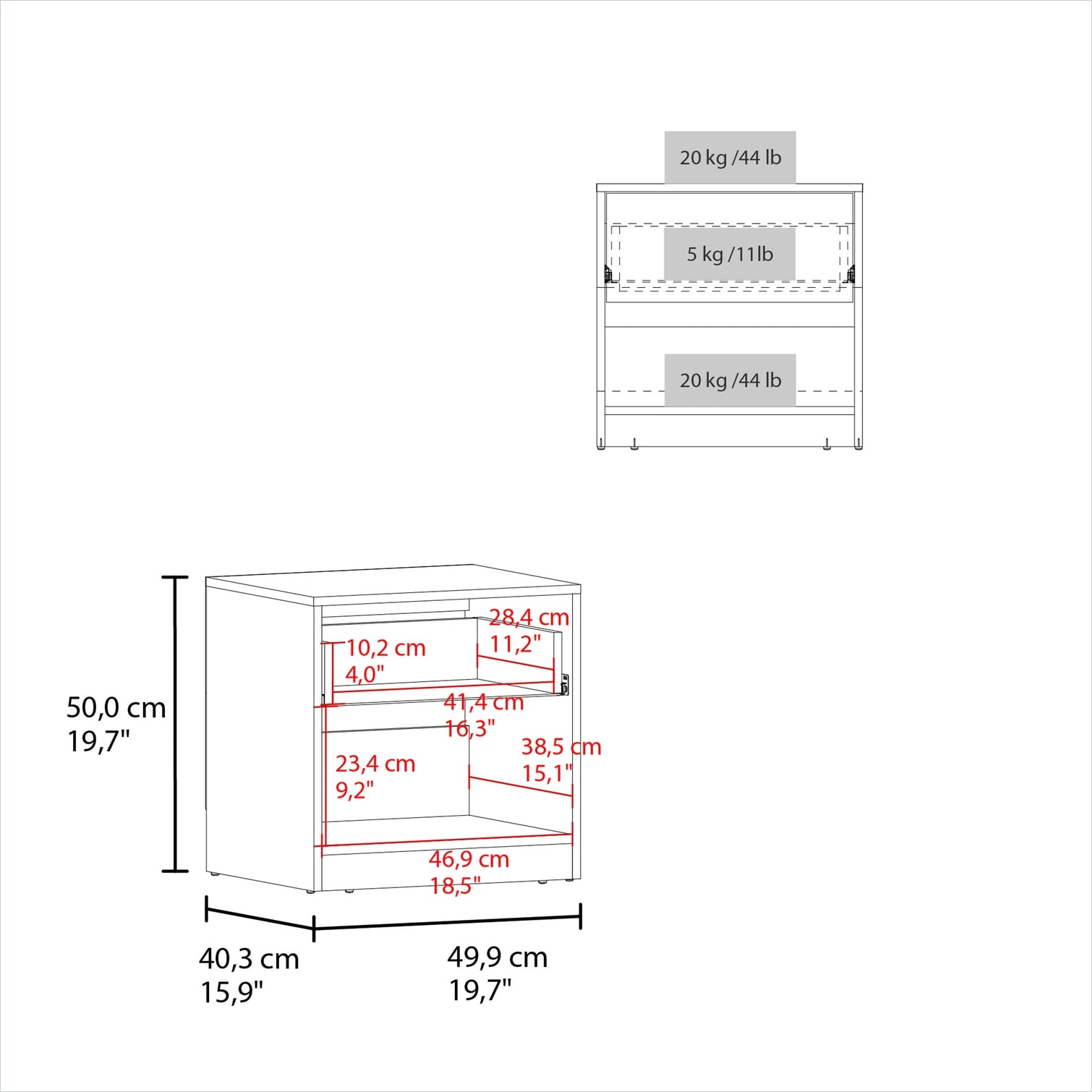 SunJet 6HTDZH5YZ042 nightstands - View #6