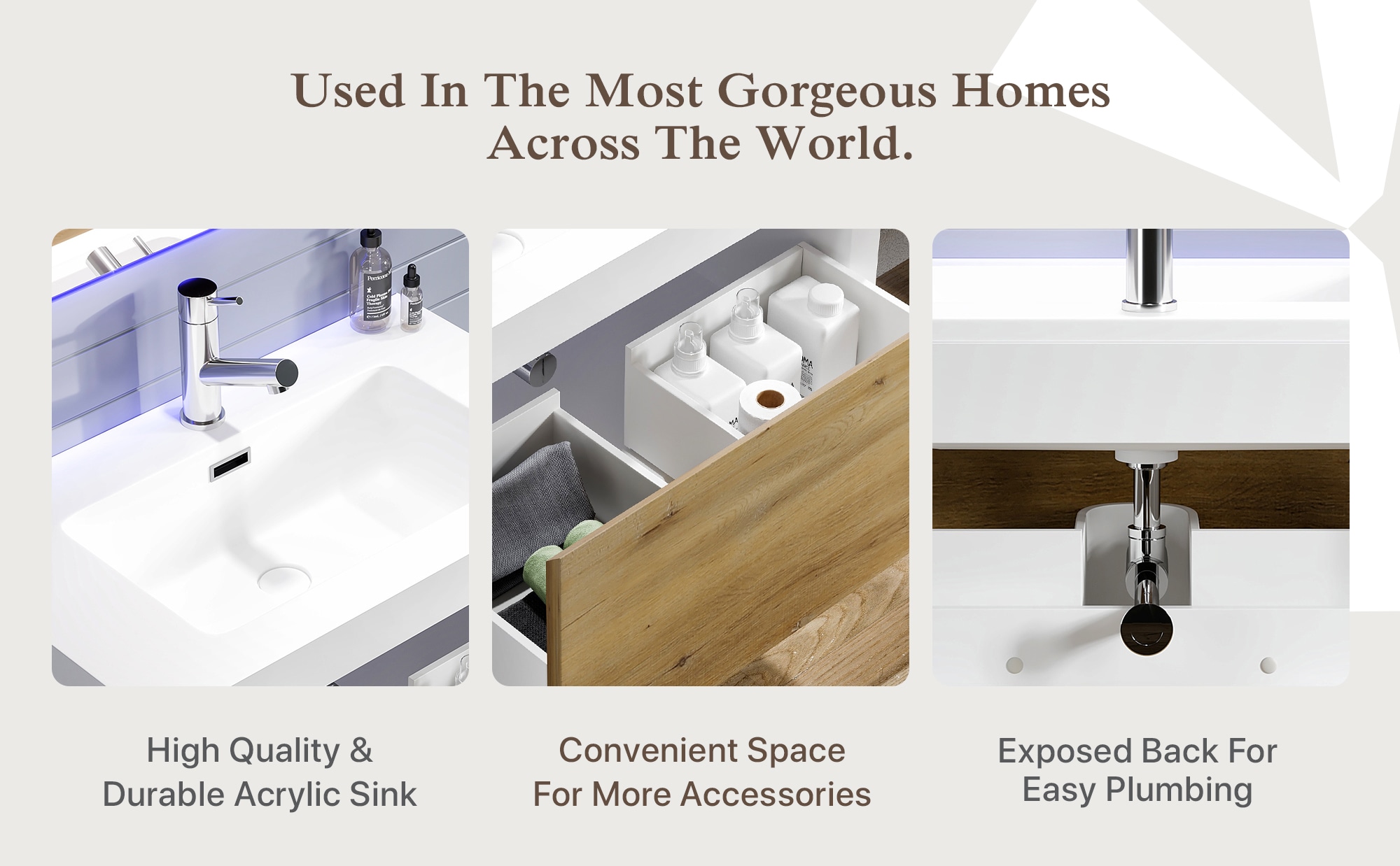 Eviva EVVN277-36OAK-WH Bath-Vanity-Combo - View #10