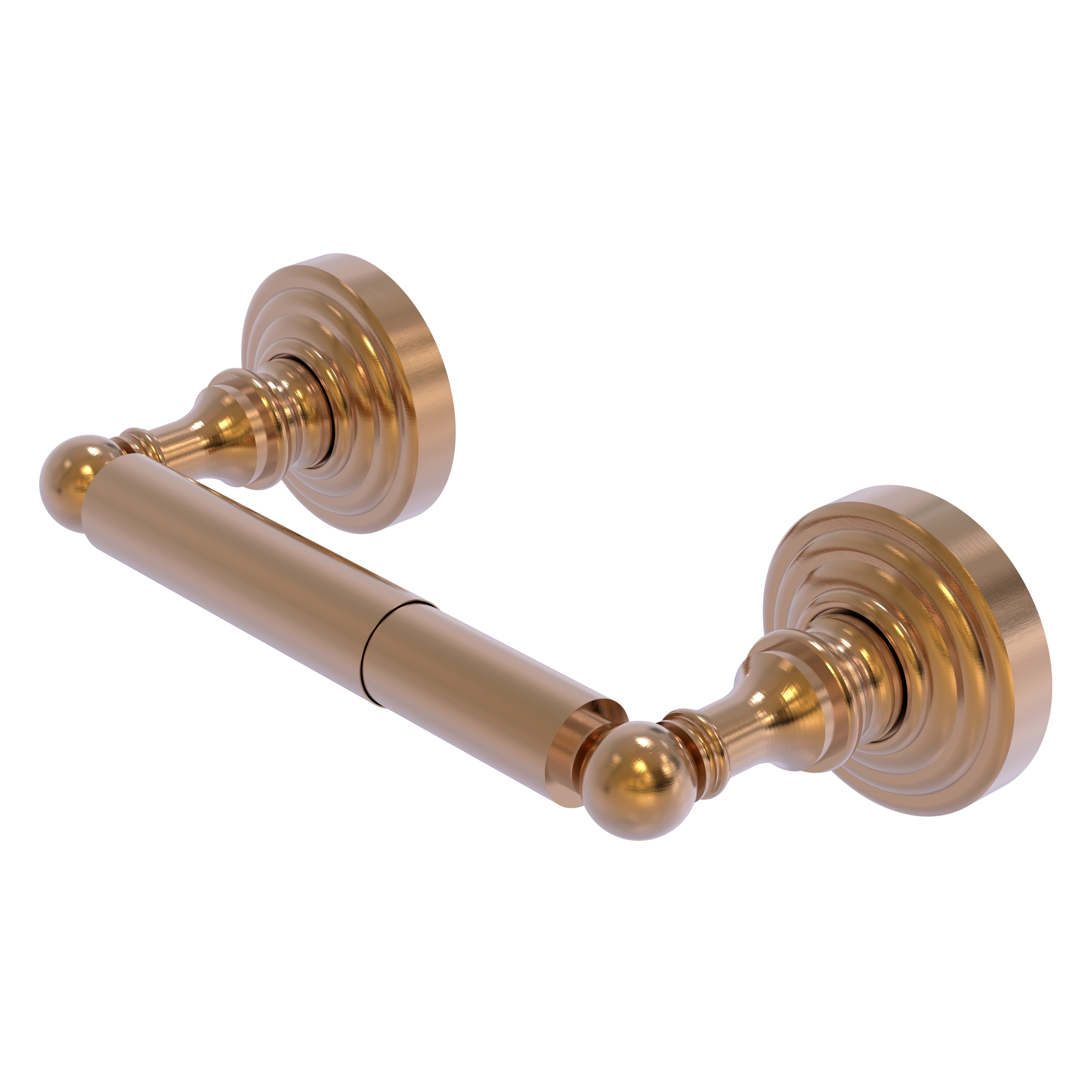 Allied Brass WP-24-BBR Waverly Place Brushed Bronze Wall mount Double post Toilet Paper Holder 1 -Rolls
