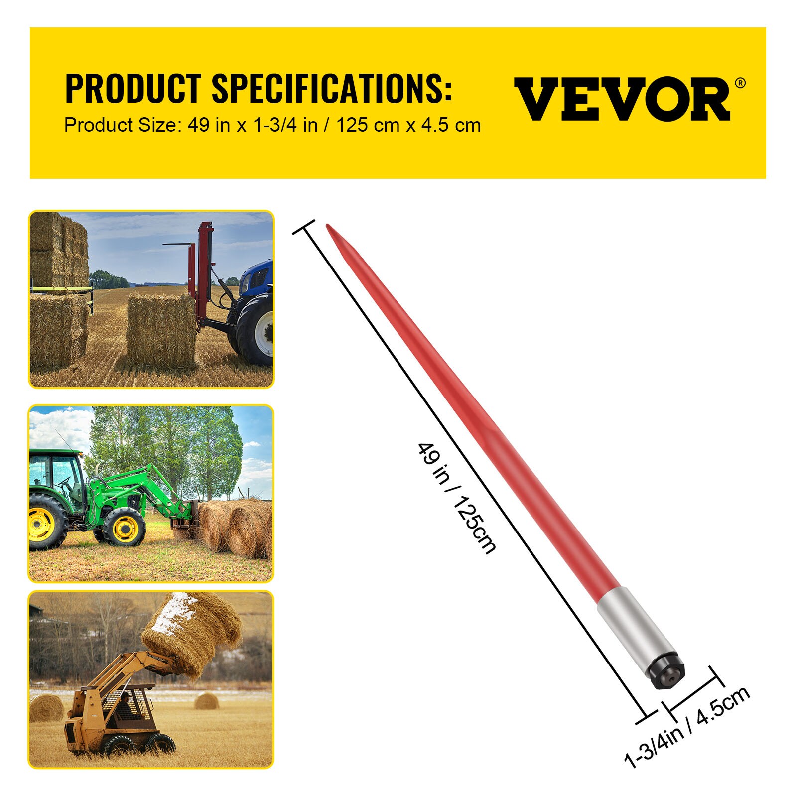VEVOR CM45X1250-4500HS1V0 forks - View #10