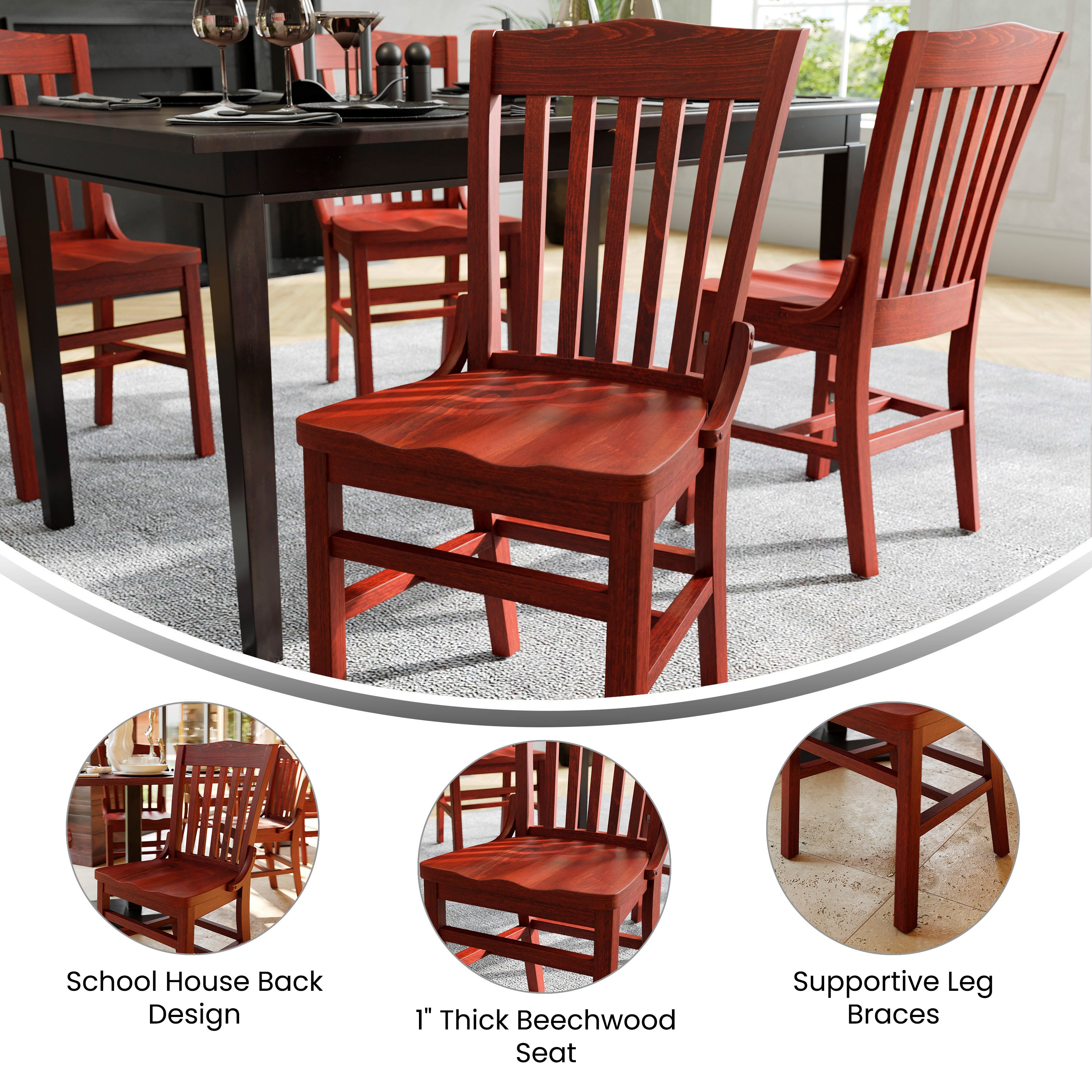 Flash Furniture 812581019766 Dining-Chairs - View #3