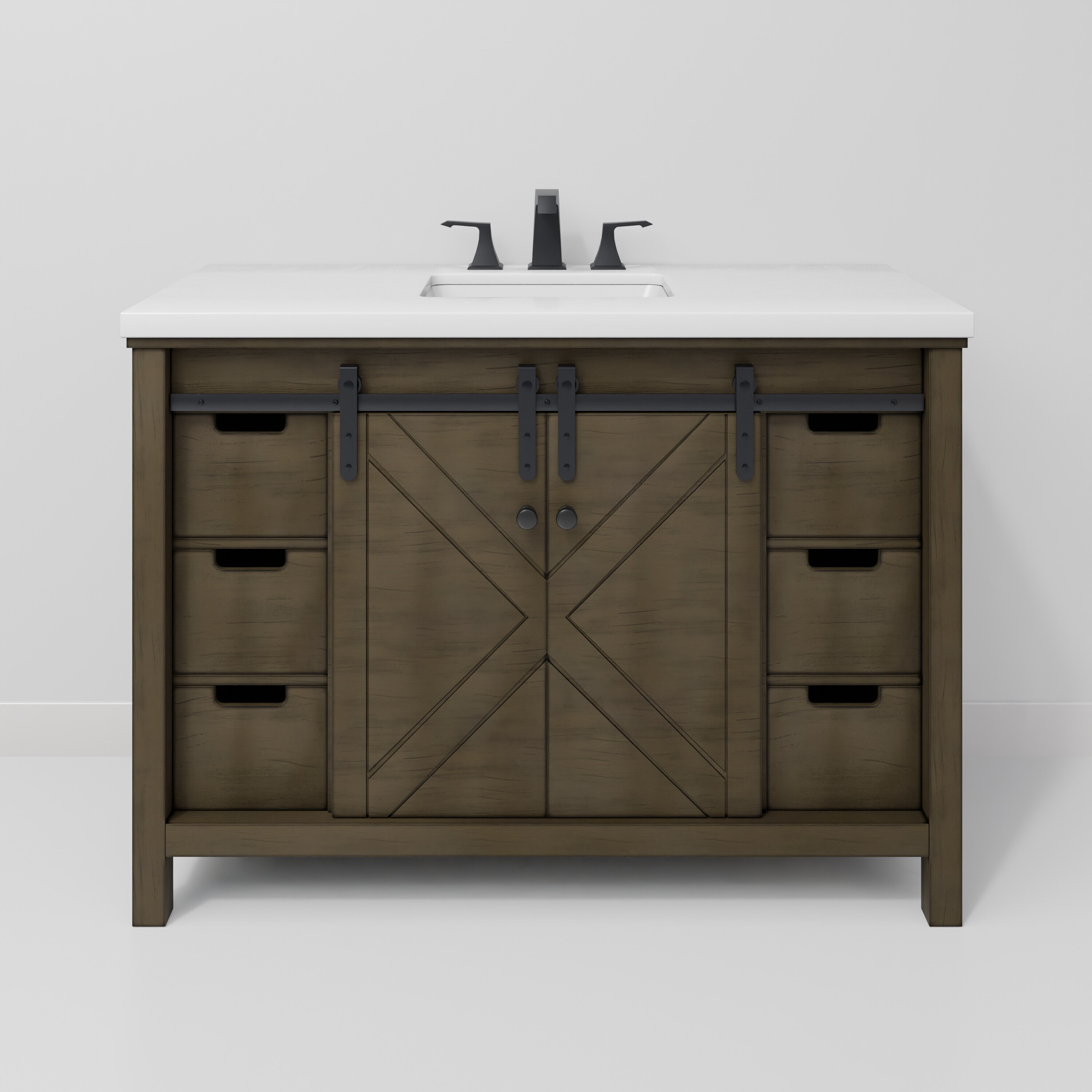 Lexora LVM48SK201 Bath-Vanity-Combo - View #5