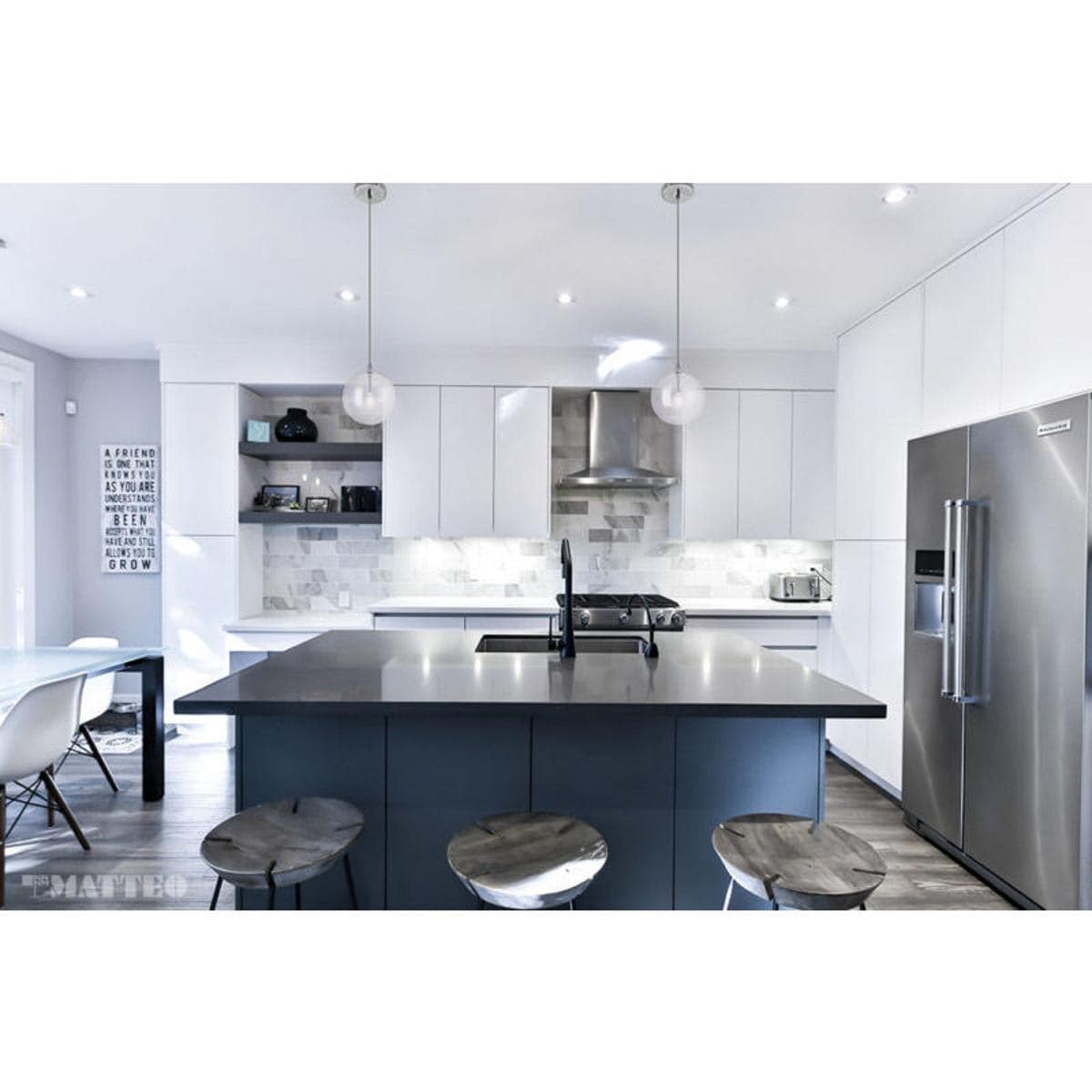 Matteo 2444342 Lighting C81811CHCL Bolha Pendant Chrome