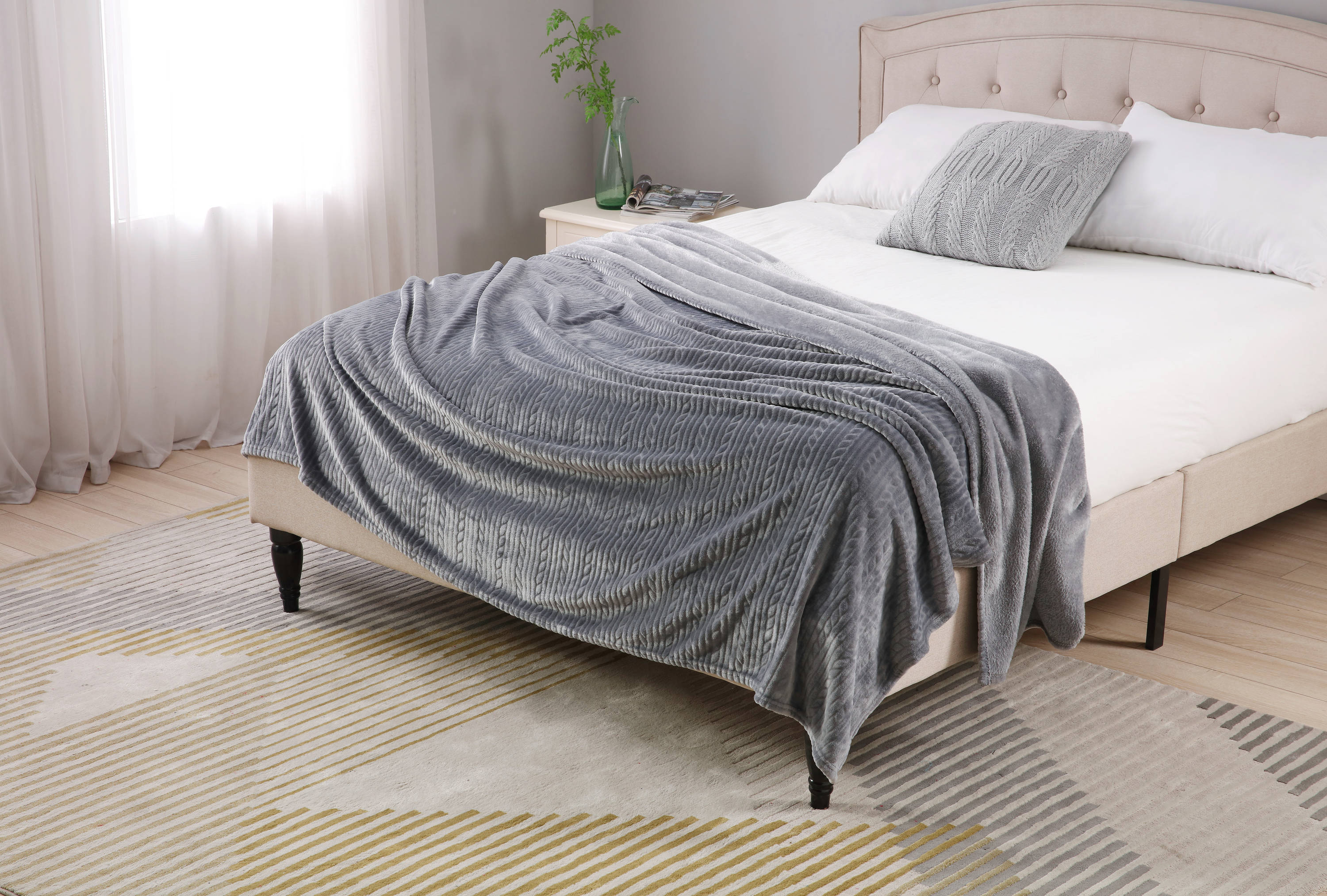 LBaiet 3687-K GREY Blankets-And-Throws - View #5