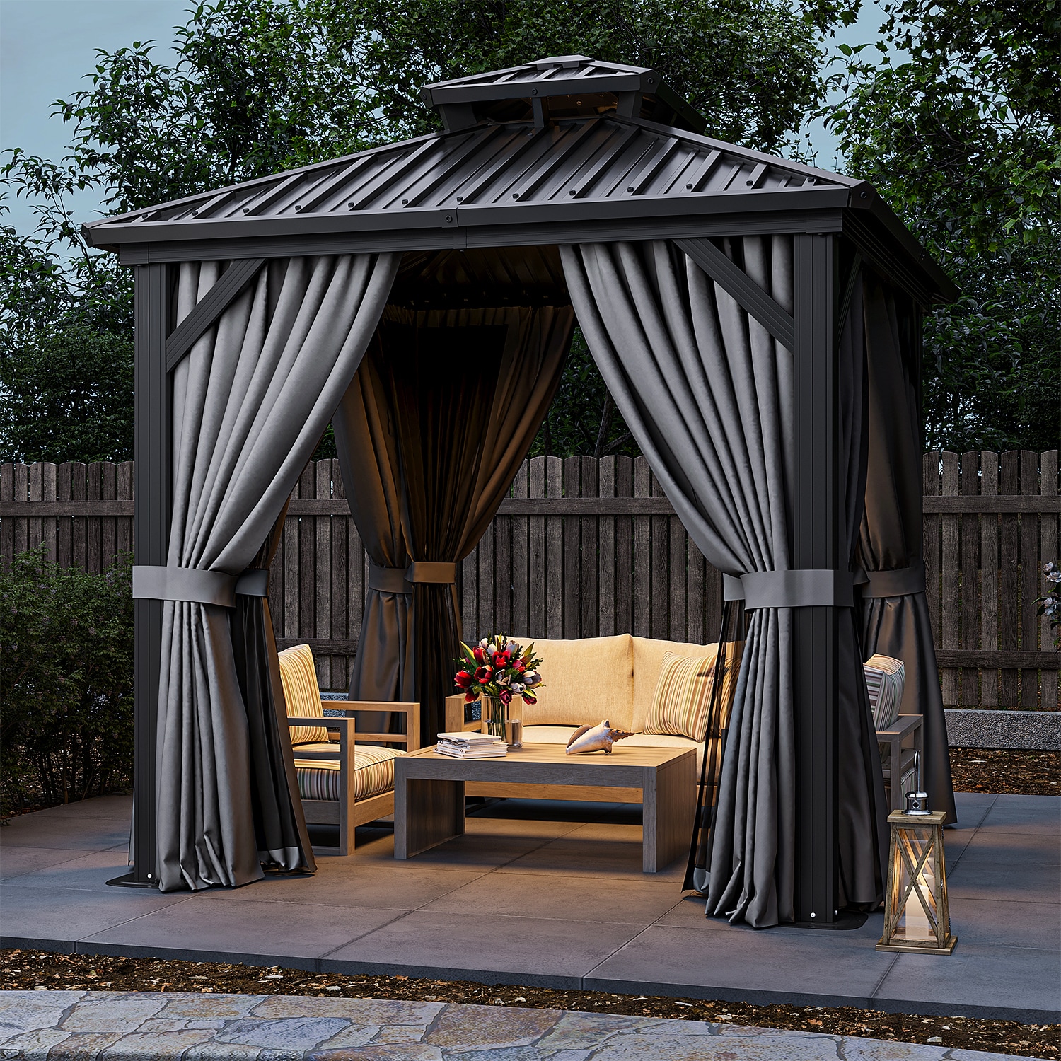 Bapipro BPIG02G50 Wood-Resin-Gazebos - View #2