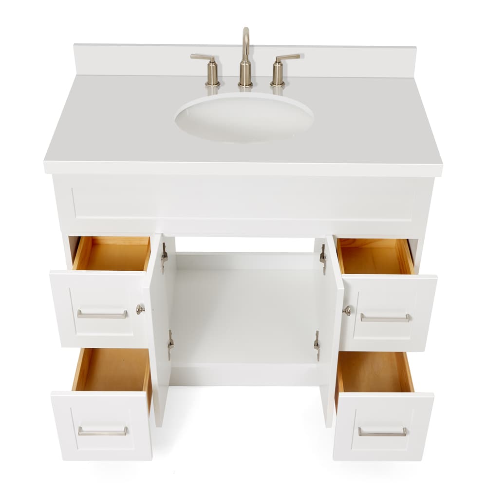 ARIEL F043SWQOVOWHT Bath-Vanity-Combo - View #6