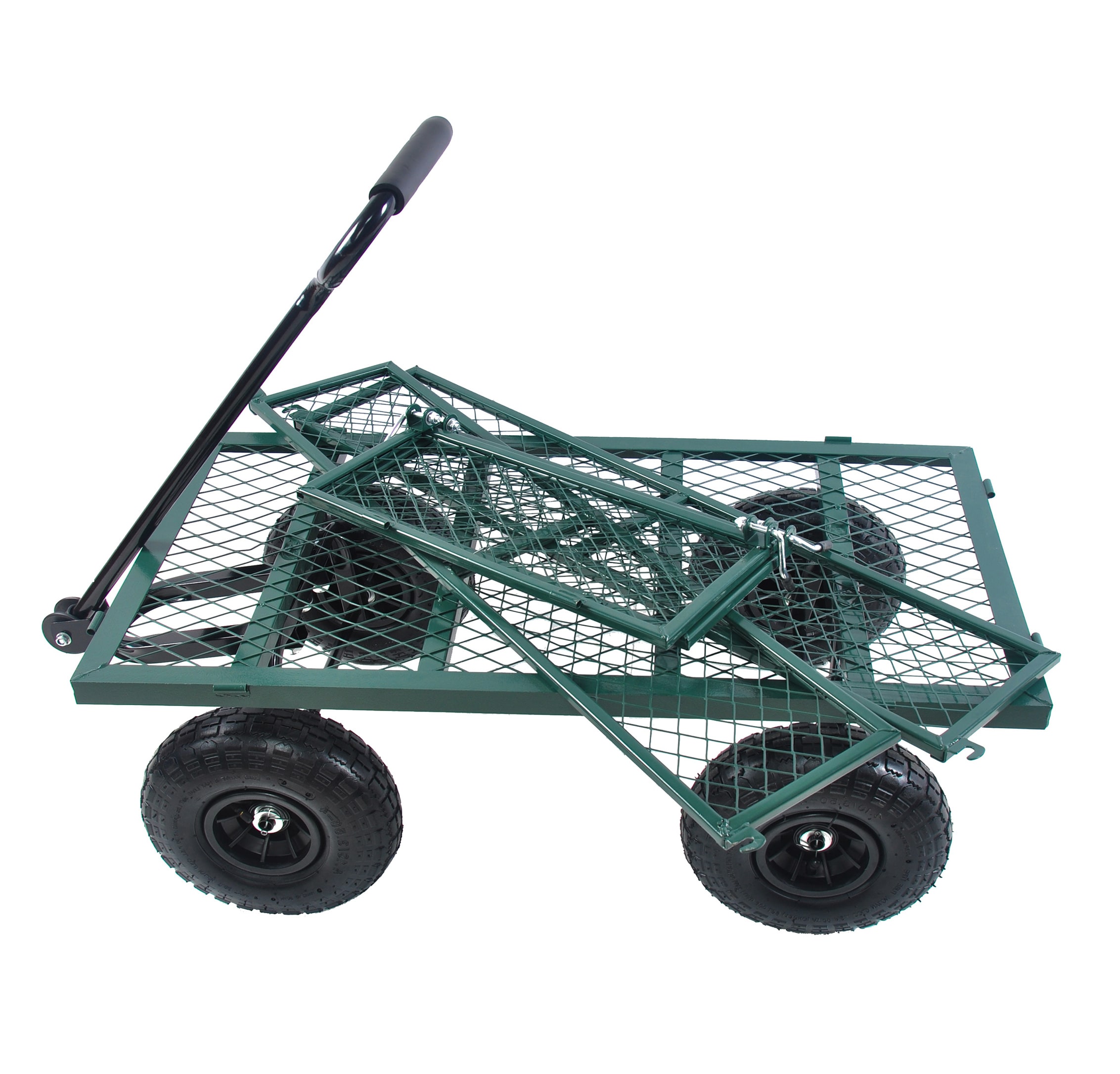 Damerin Yard Carts 6 3 Cu Ft Steel Folding Yard Cart In The Yard Carts   65349333 