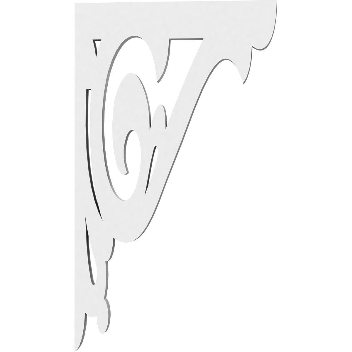 Ekena Millwork BKTP01X07X13BO Exterior-Brackets-Braces - View #3