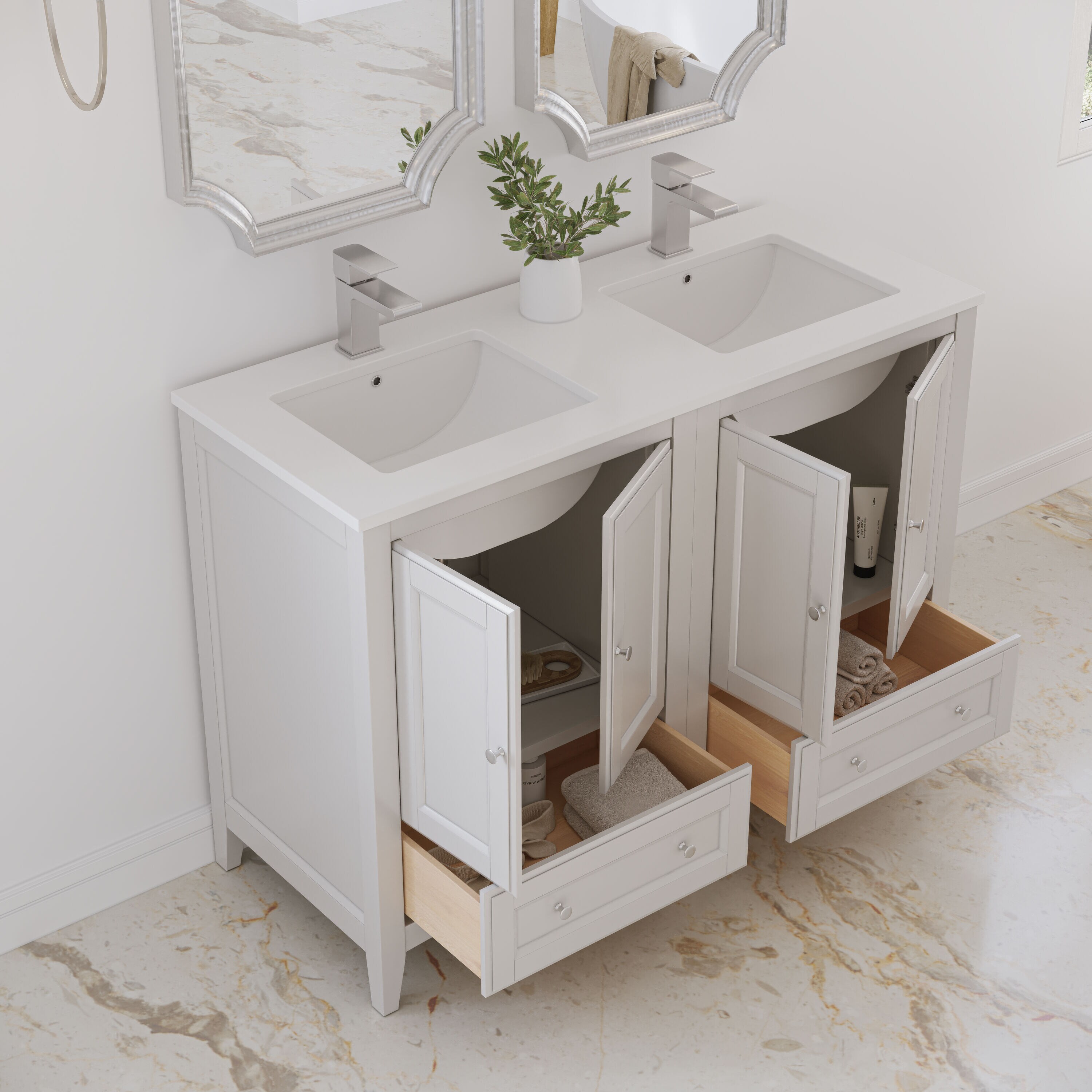 Fresca FCB20-2424AW-CWH-U Bath-Vanity-Combo - View #3
