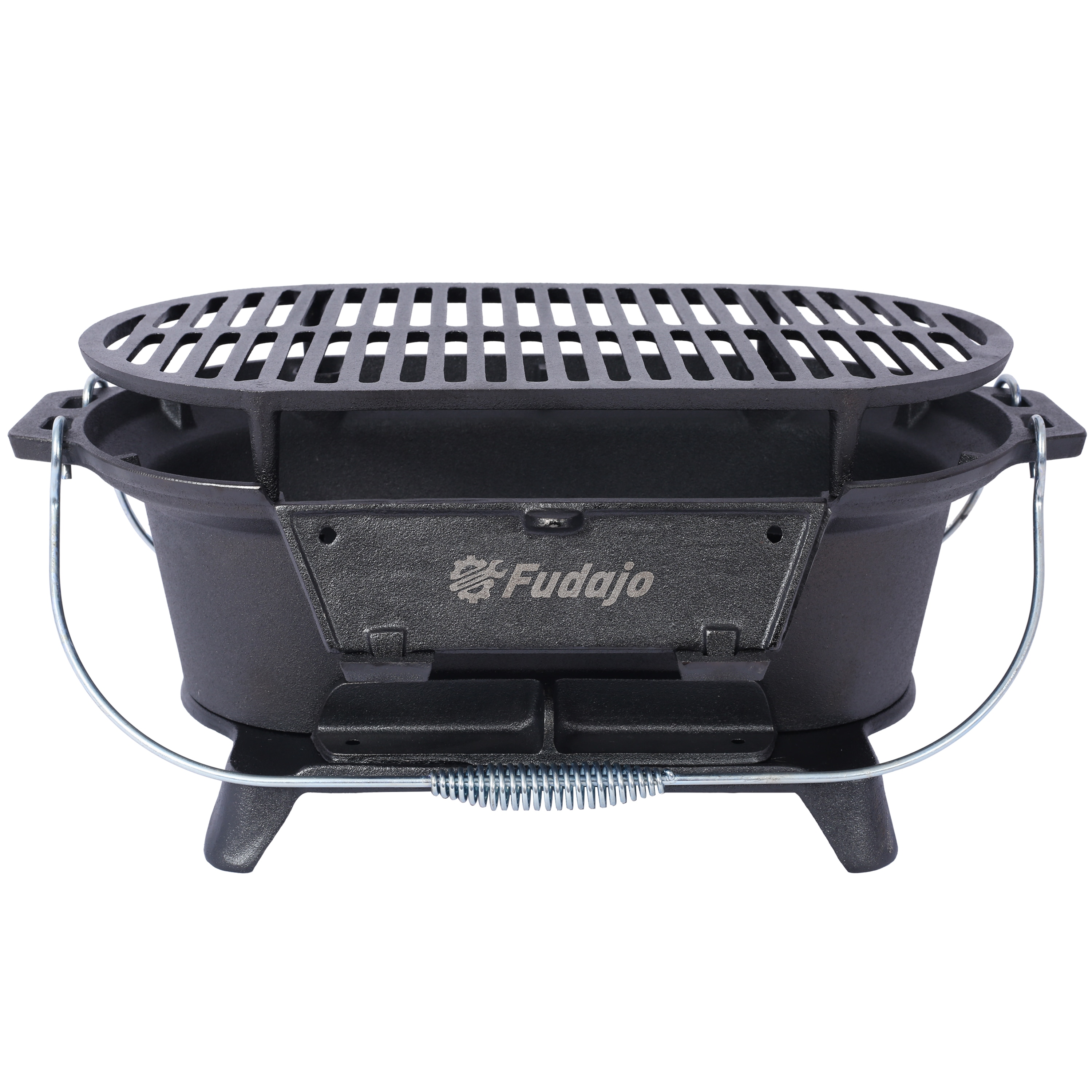 Lycvki Grill 19.6-in X 10.6-in Rectangle Cast Iron Grilling Grate In 