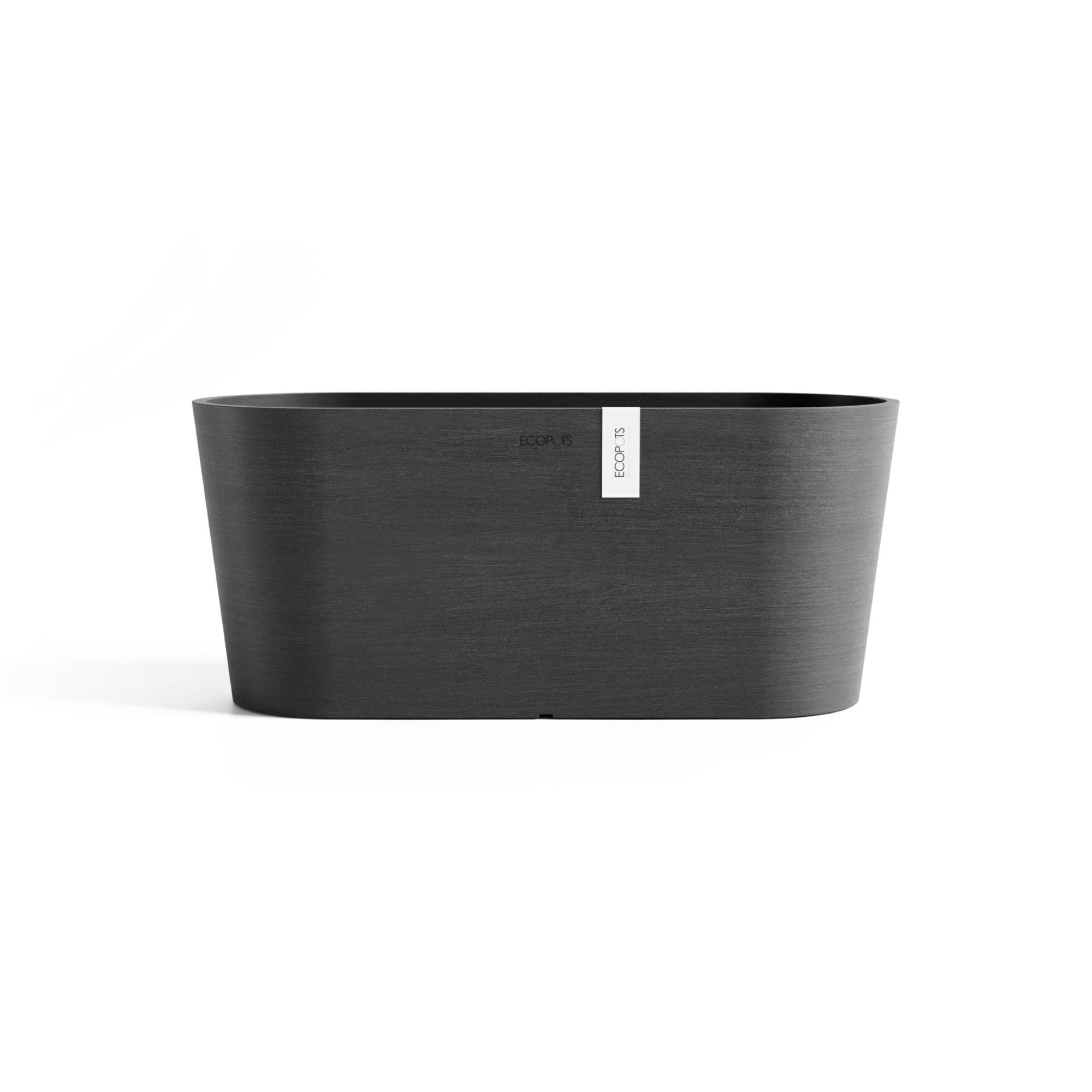 ECOPOTS Tokyo Modern Oval Recycled-Based Composite Flower Pot