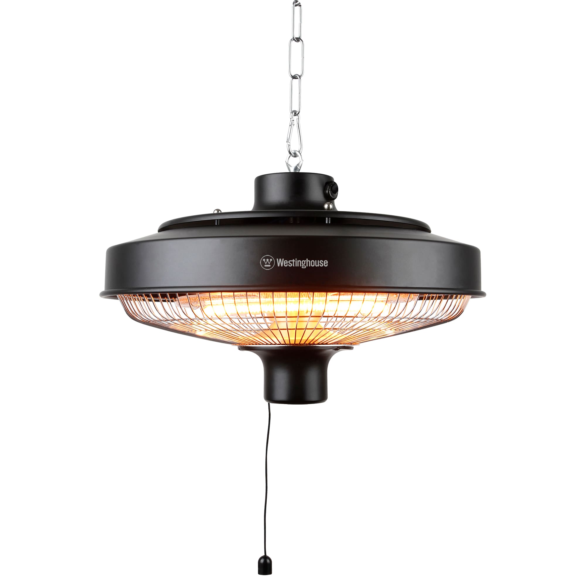 Westinghouse WSHCFKC1247 5100 -BTU 110 -Volt Black Steel Electric Patio Heater