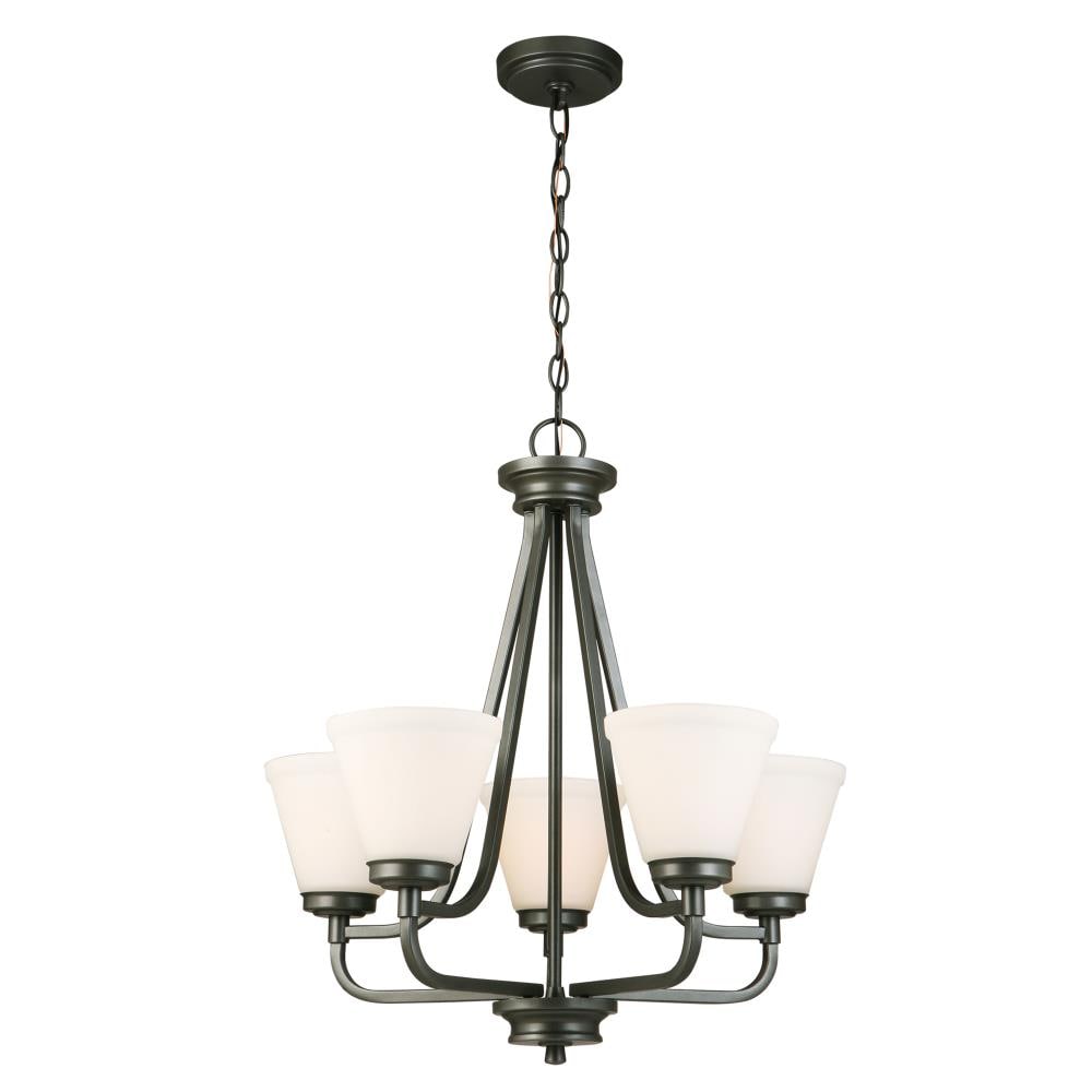 EGLO 202901A Mayview 5-Light Gray Transitional Chandelier