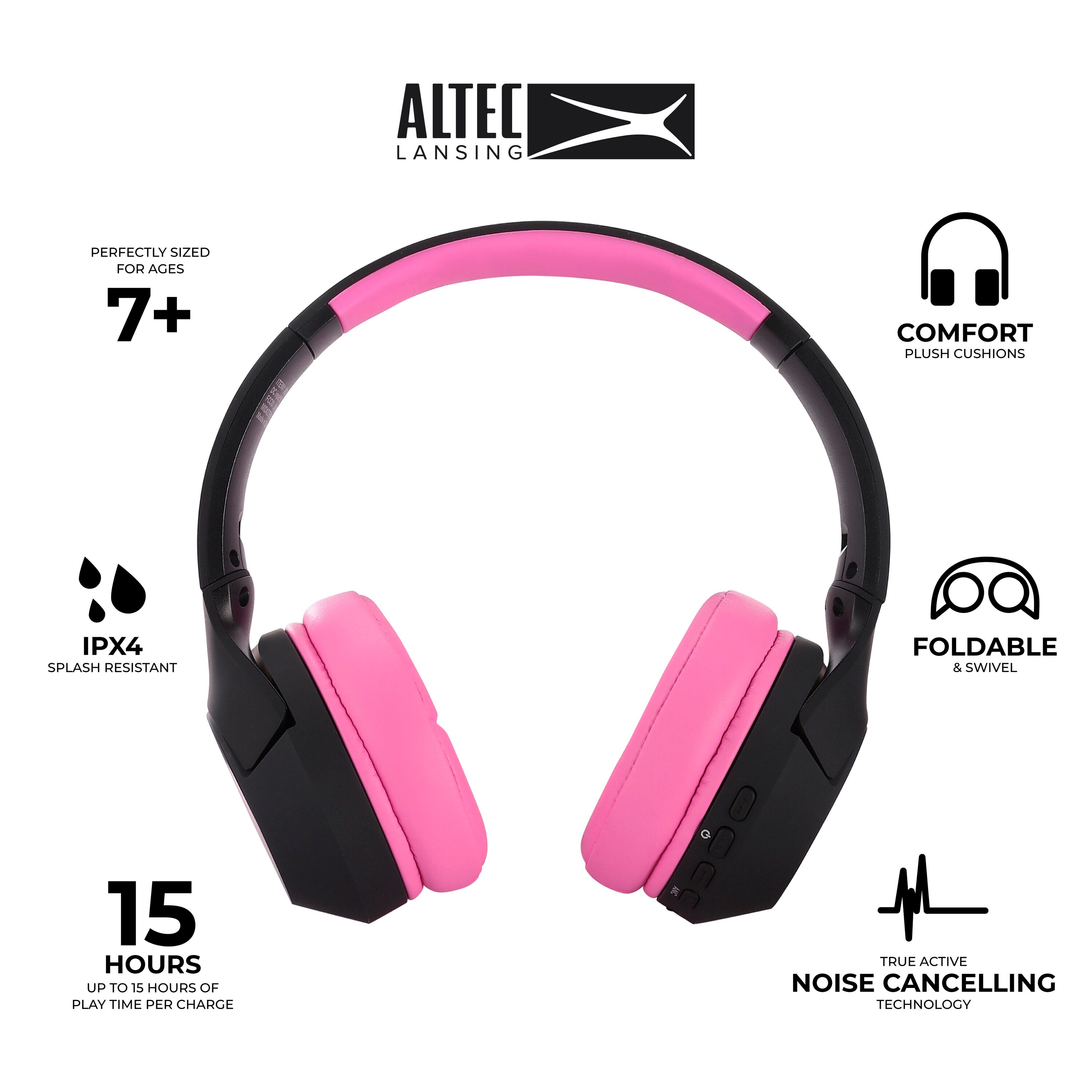 Altec Lansing MZX4500-BOPNK headphones - View #2