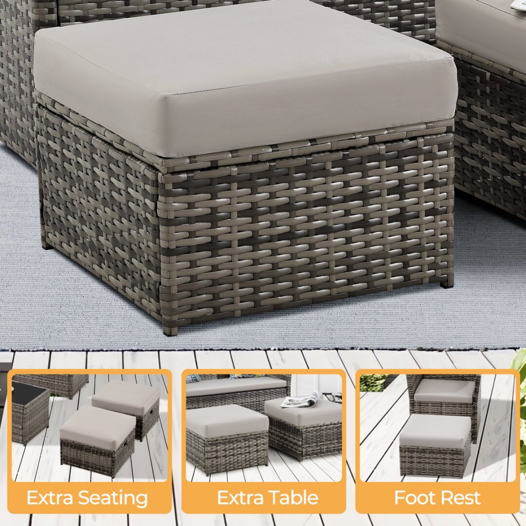EarlGrove LS-ZJ004GYWT Patio-Conversation-Sets - View #7